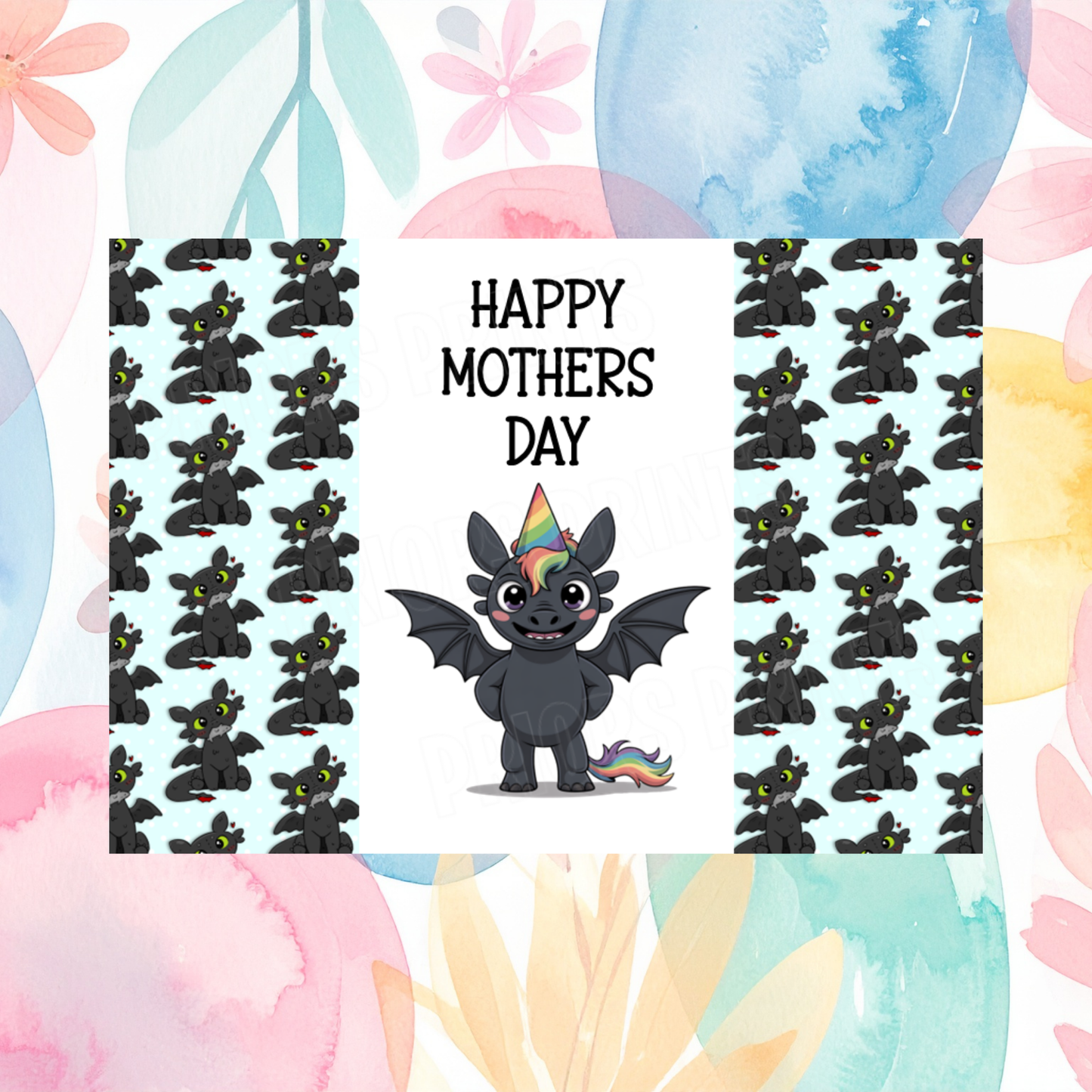 How To Train Your Dragon Happy Mothers Day Chocolate Bar Wrapper