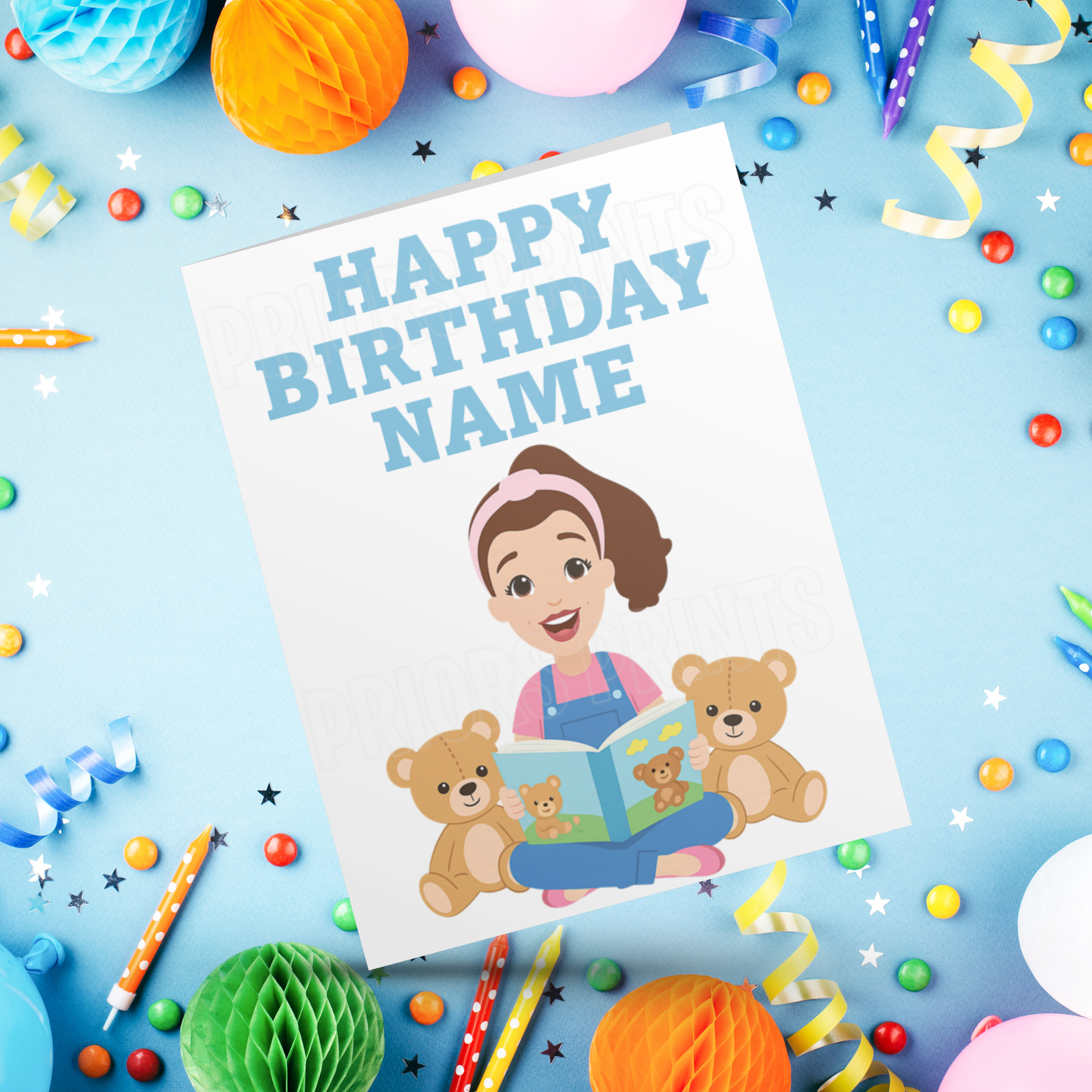 Ms Rachel Personalised Birthday Card I Miss Rachel I Mrs Rachel