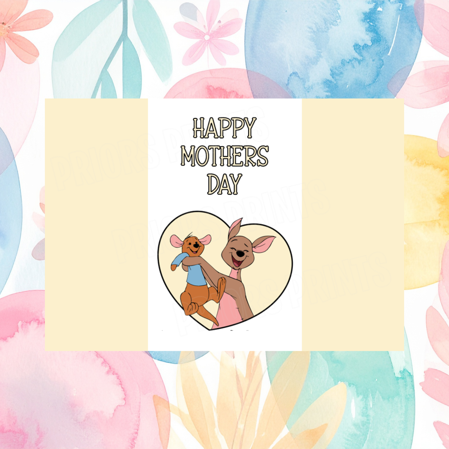 Mixed Disney Characters with child Happy Mothers Day Chocolate Bar Wrapper I 101 Dalmations I Kanga I Bambi I  Aristocats I Lady & The Tramp I Dumbo