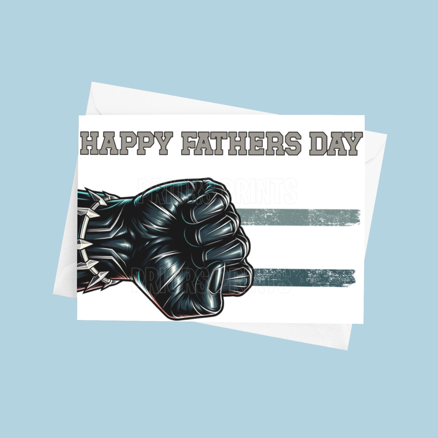 Superhero Fathers Day Card