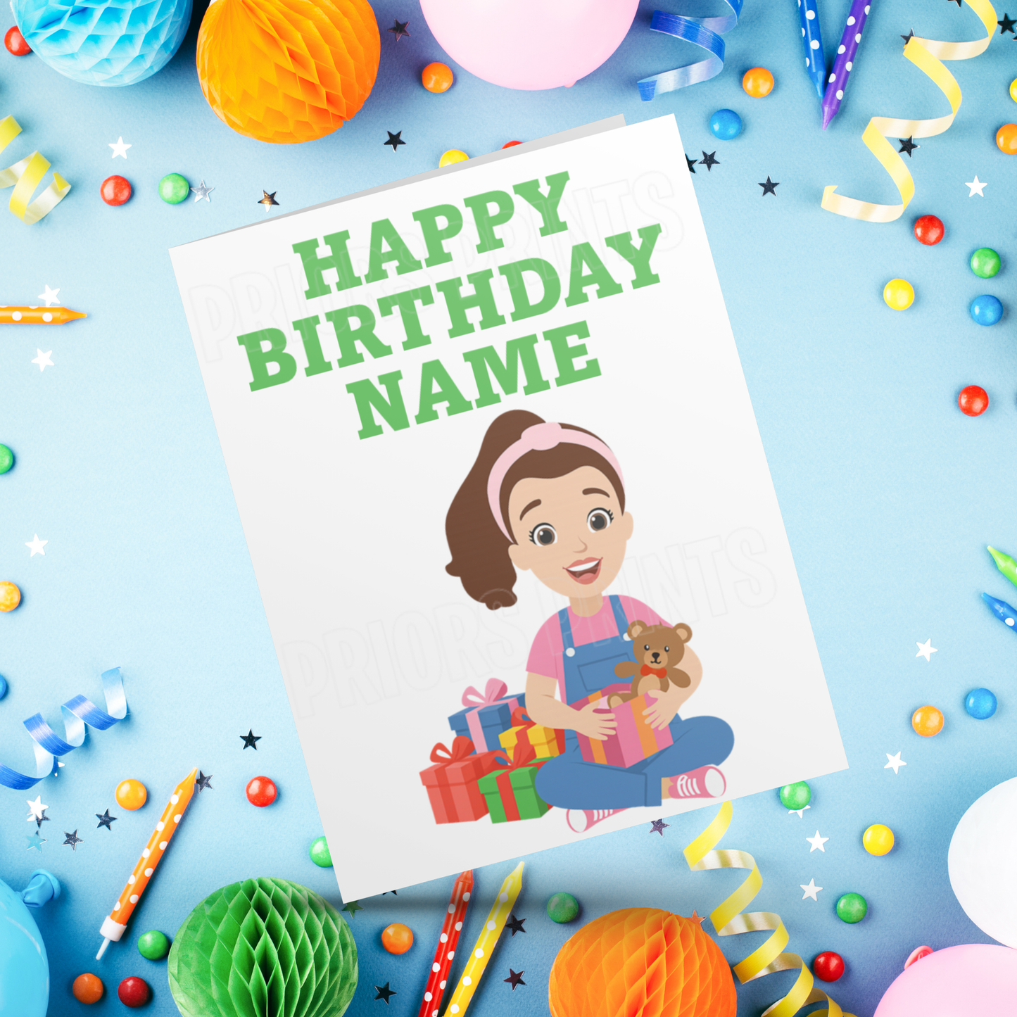 Ms Rachel Personalised Birthday Card I Miss Rachel I Mrs Rachel