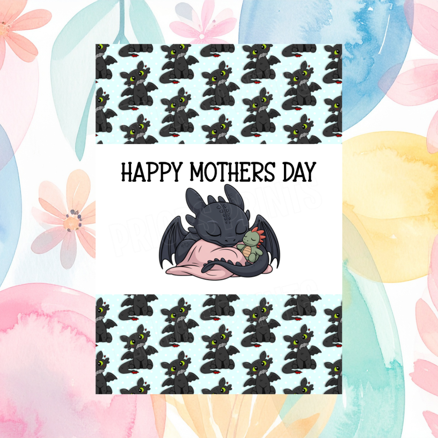How To Train Your Dragon Happy Mothers Day Chocolate Bar Wrapper