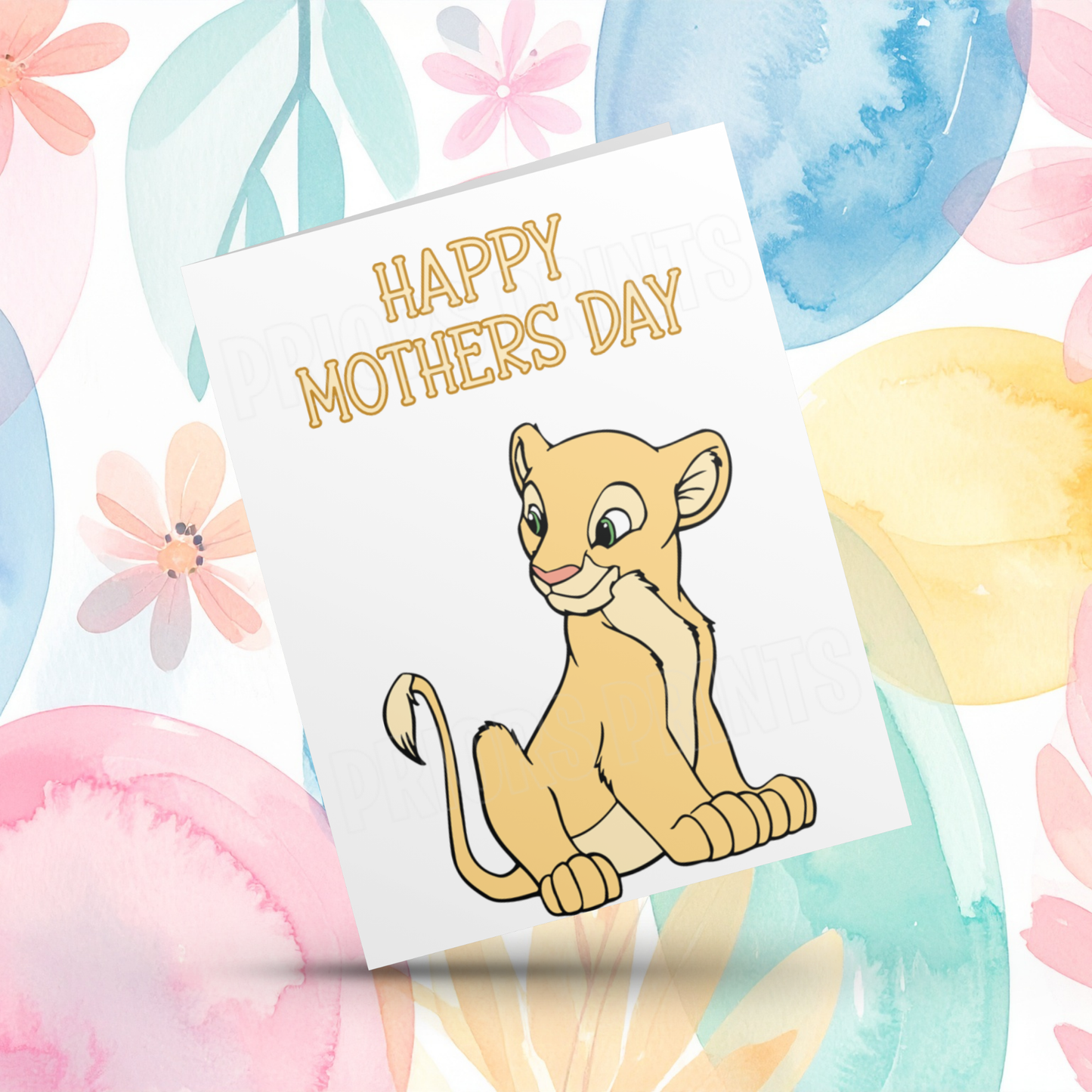Lion King Happy Mothers Day Card