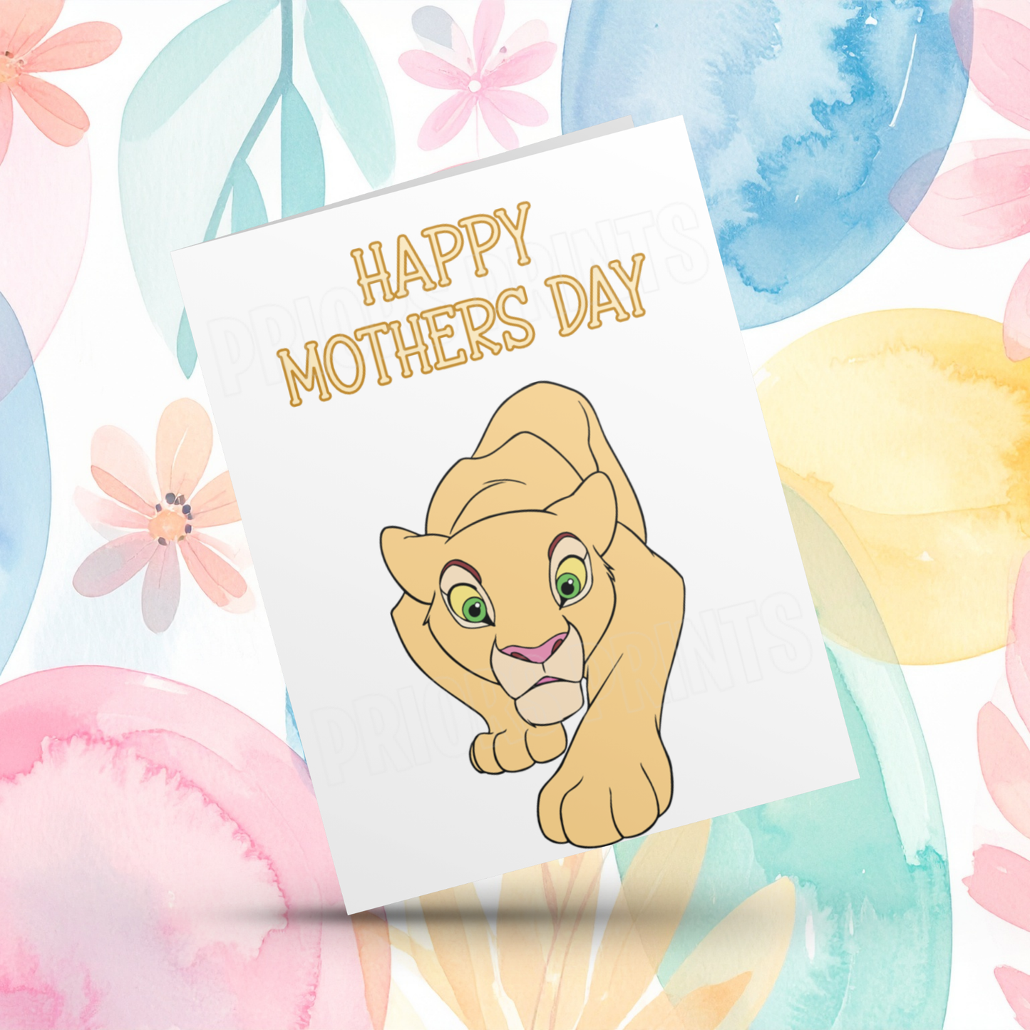 Lion King Happy Mothers Day Card