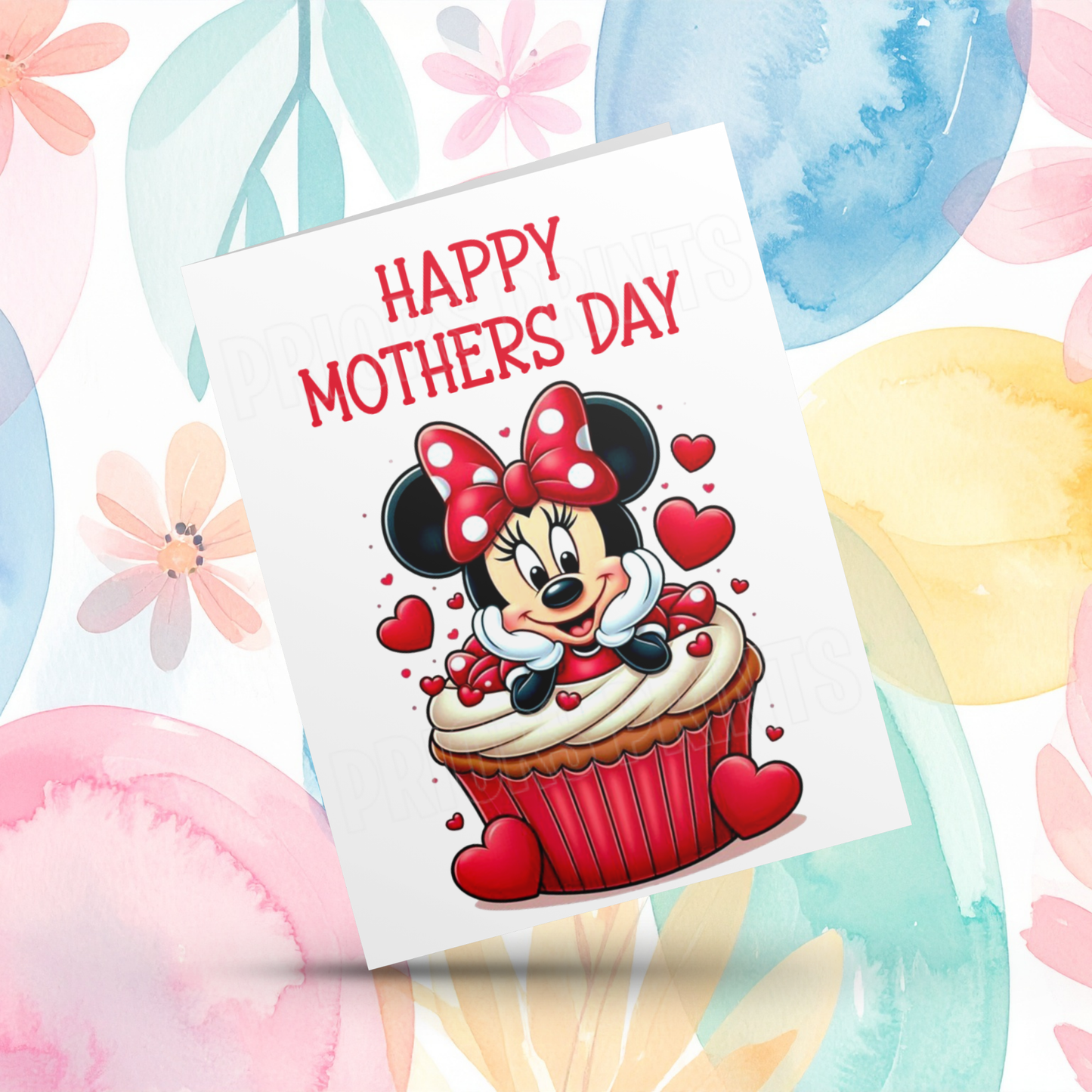 Mickey & Minnie Mouse Happy Mothers Day Card