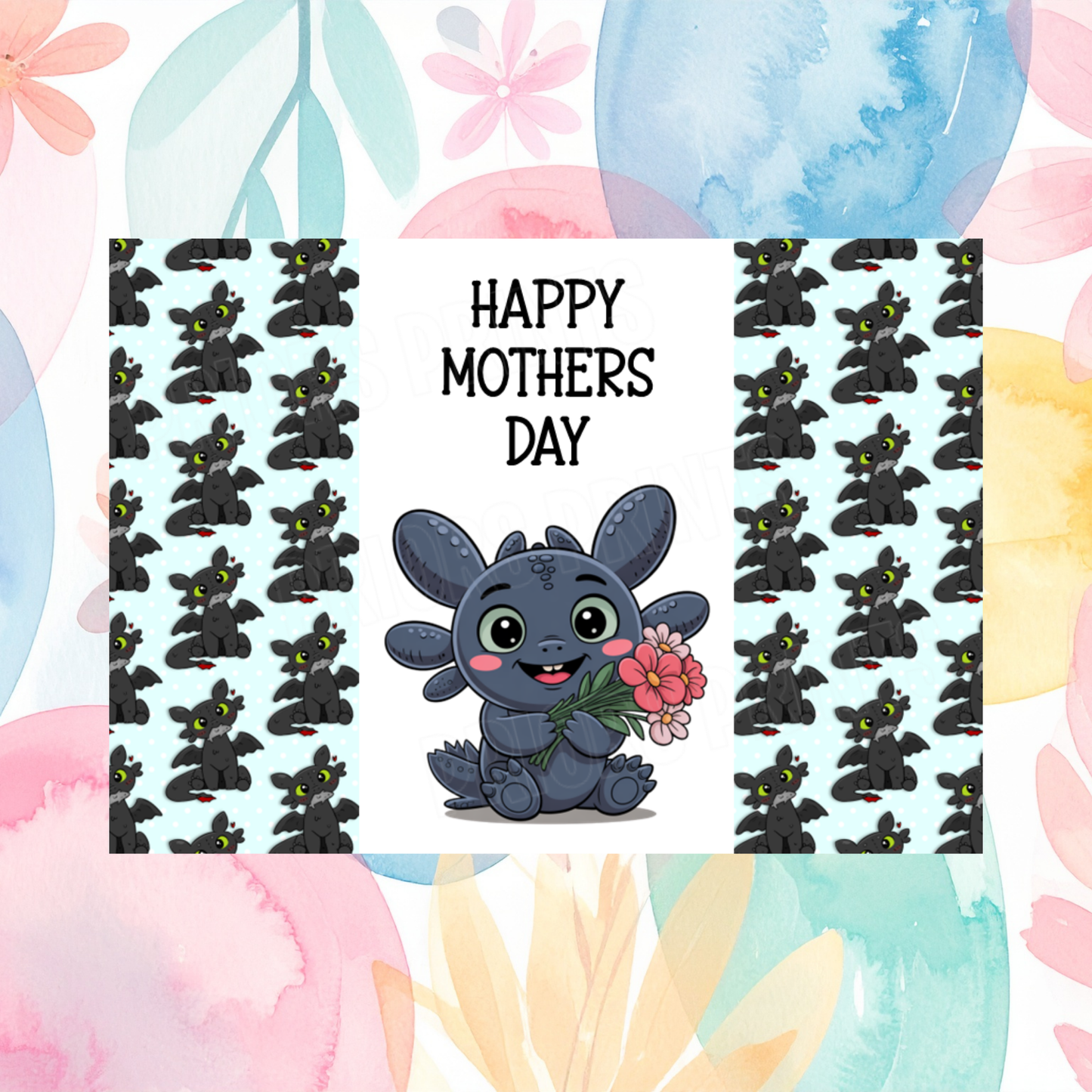 How To Train Your Dragon Happy Mothers Day Chocolate Bar Wrapper