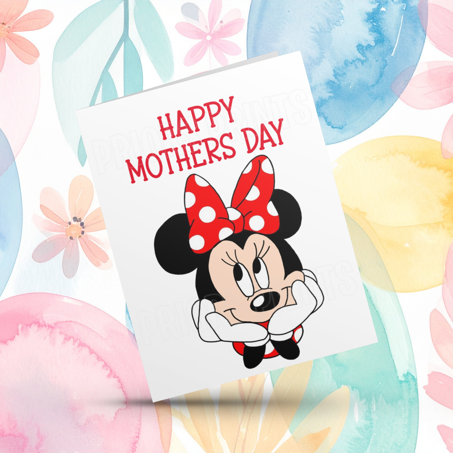 Mickey & Minnie Mouse Happy Mothers Day Card