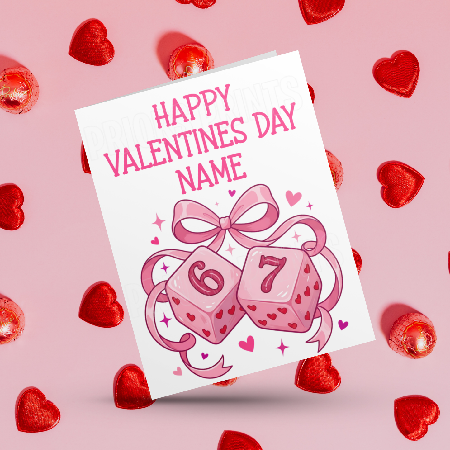 Cute Personalised Six Seven Valetines Cards I 67 I Sixseven I 6 7