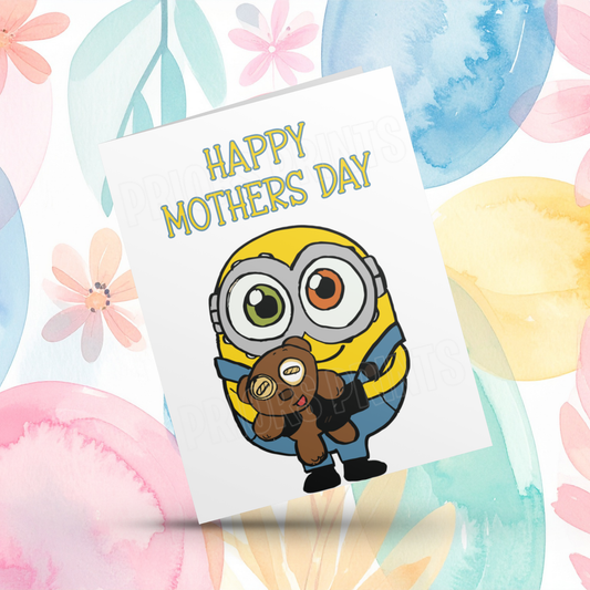 Minions Happy Mothers Day Card