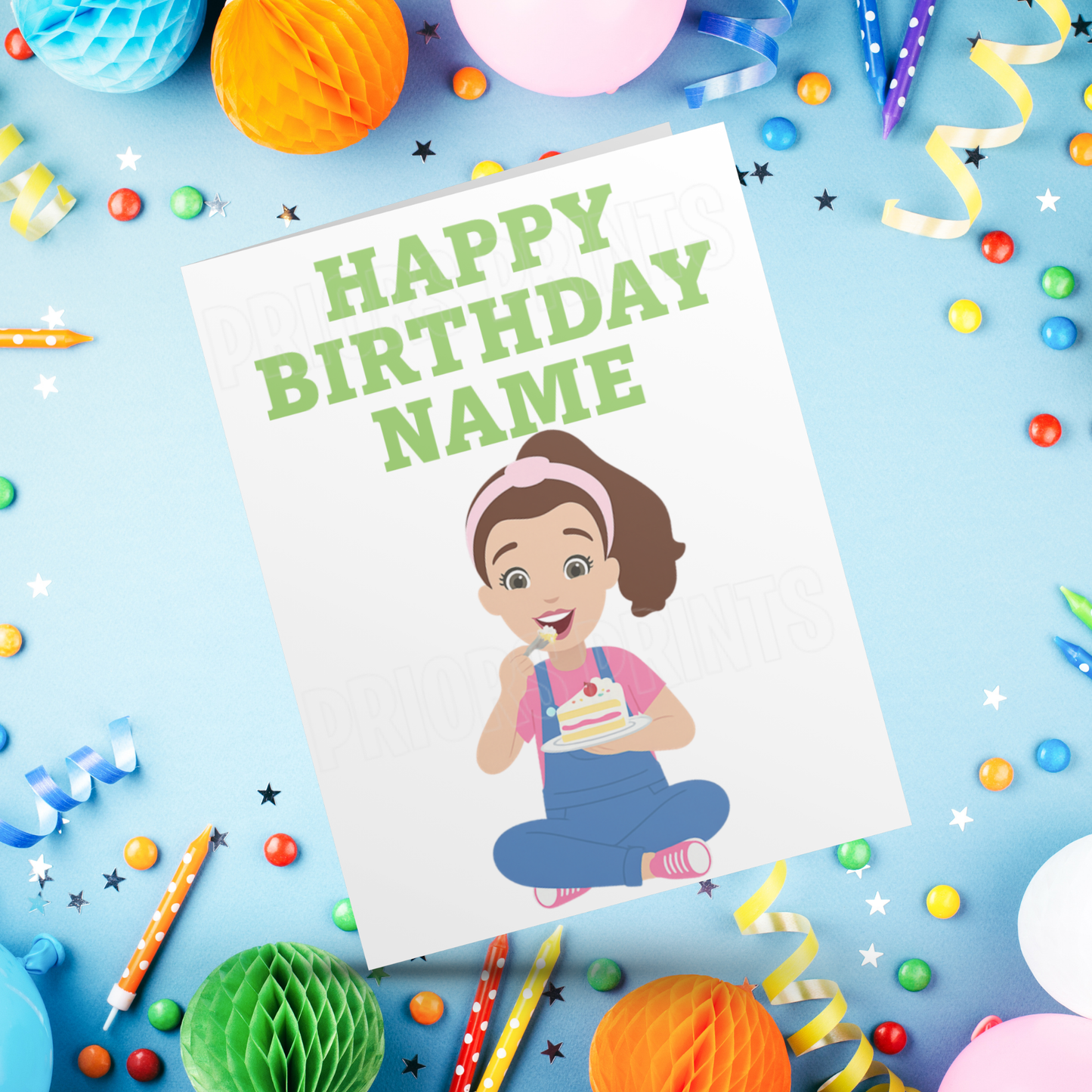 Ms Rachel Personalised Birthday Card I Miss Rachel I Mrs Rachel