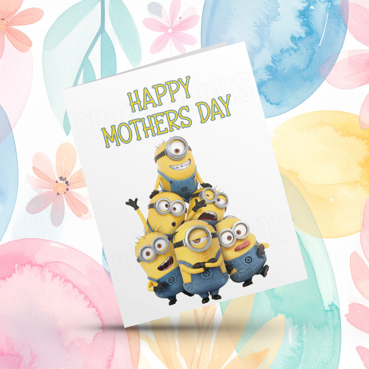 Minions Happy Mothers Day Card