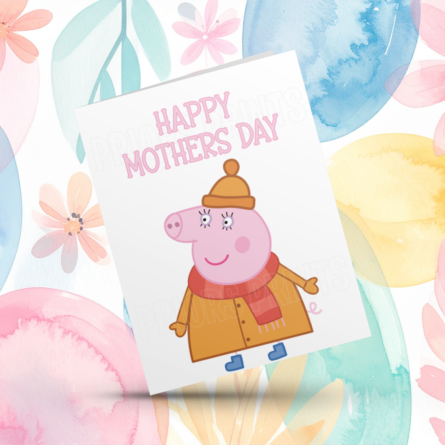 Peppa Pig Happy Mothers Day Card