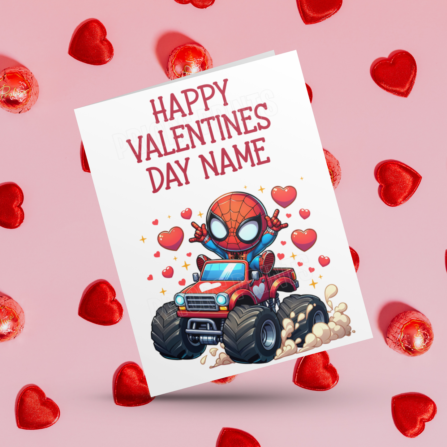 Cute Superhero Personalised Valentines Day Card I Spiderman I Superman I Batman I Iron Man I Captain America I Dr Strange I Thor