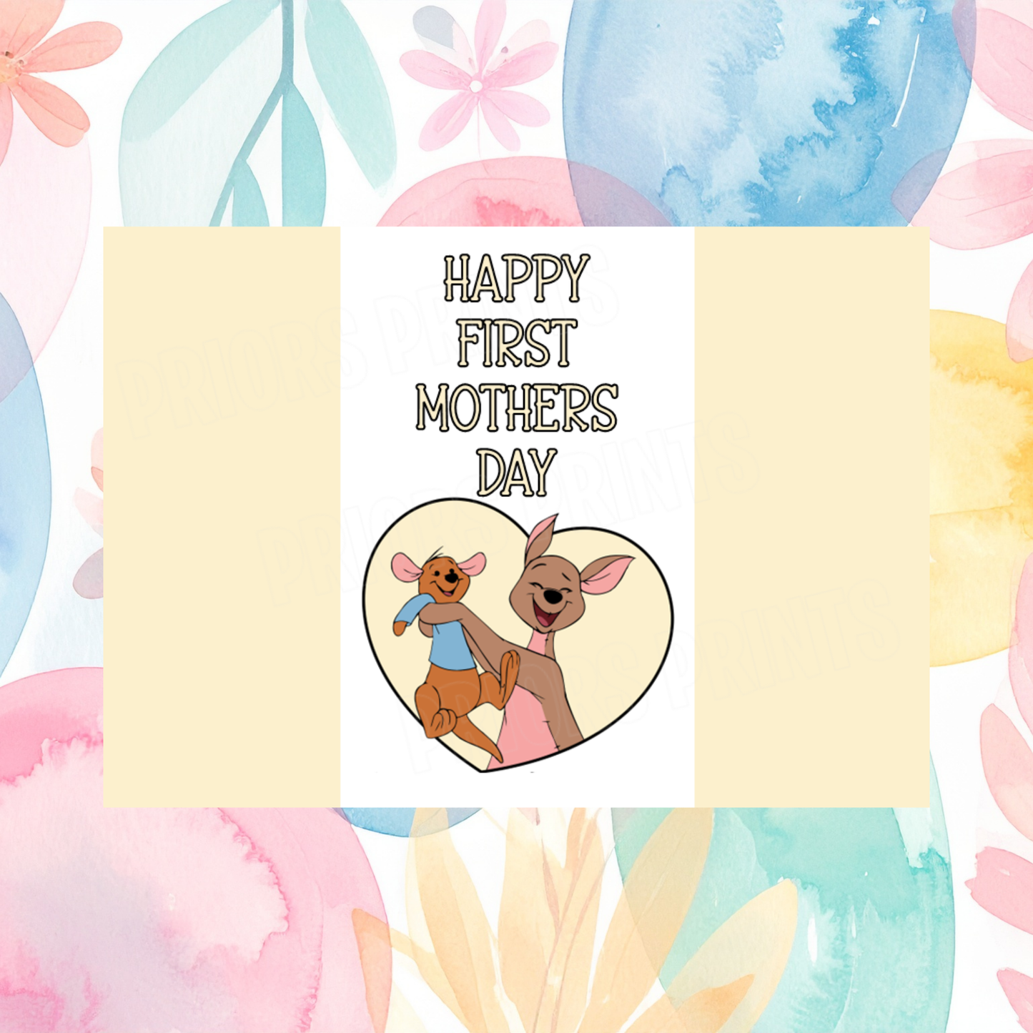 Mixed Disney Characters with child First Mothers Day Chocolate Bar Wrapper I 101 Dalmations I Kanga I Bambi I  Aristocats I Lady & The Tramp I Dumbo