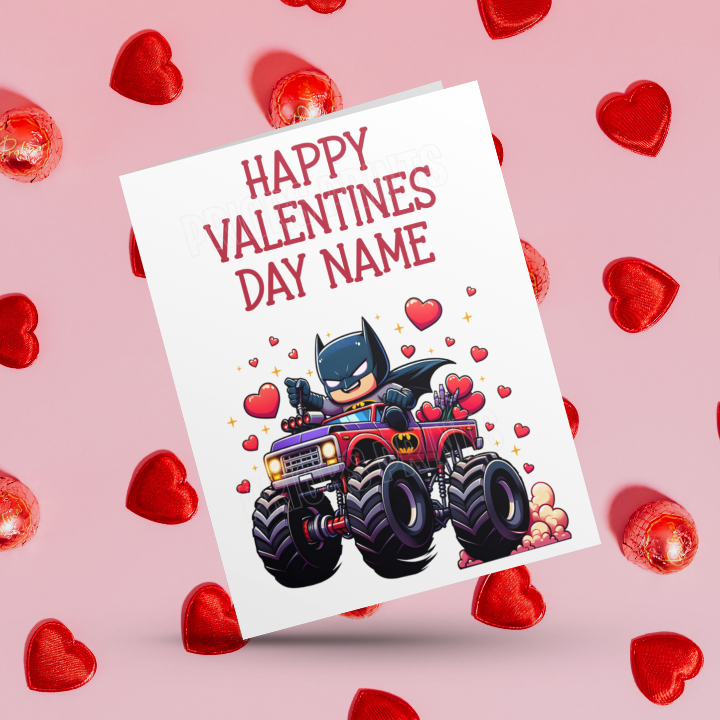 Cute Superhero Personalised Valentines Day Card I Spiderman I Superman I Batman I Iron Man I Captain America I Dr Strange I Thor