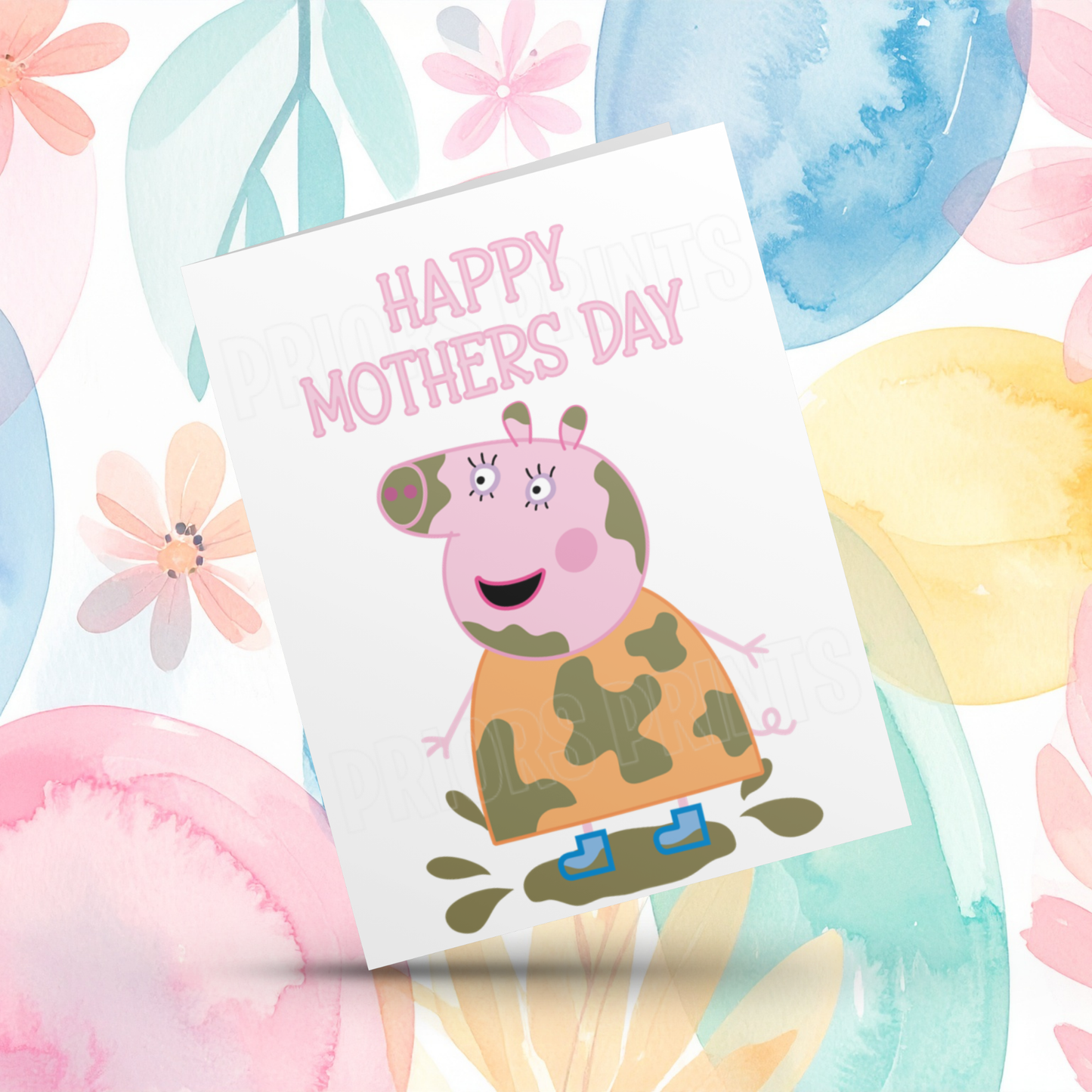 Peppa Pig Happy Mothers Day Card