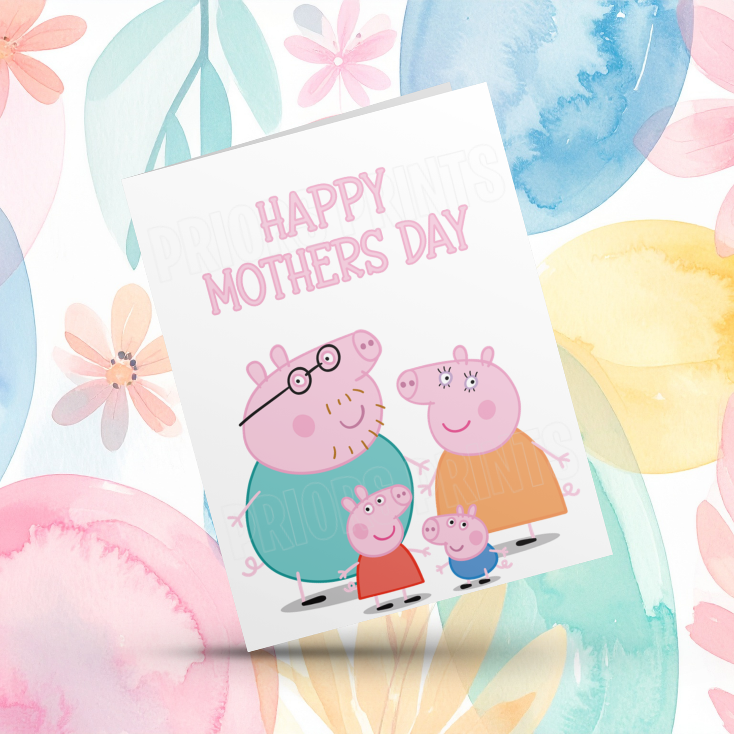 Peppa Pig Happy Mothers Day Card