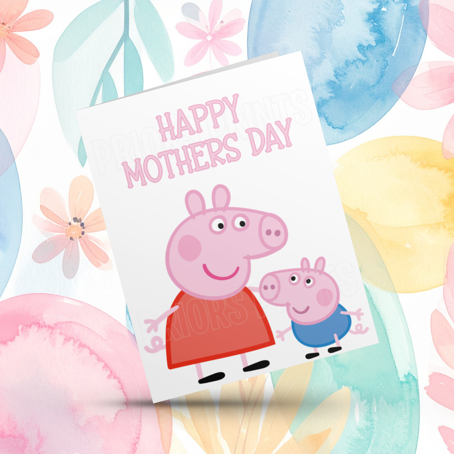 Peppa Pig Happy Mothers Day Card