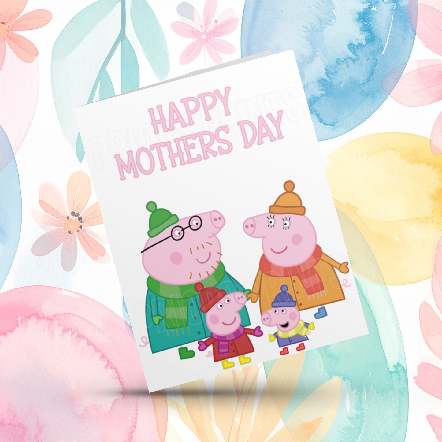 Peppa Pig Happy Mothers Day Card