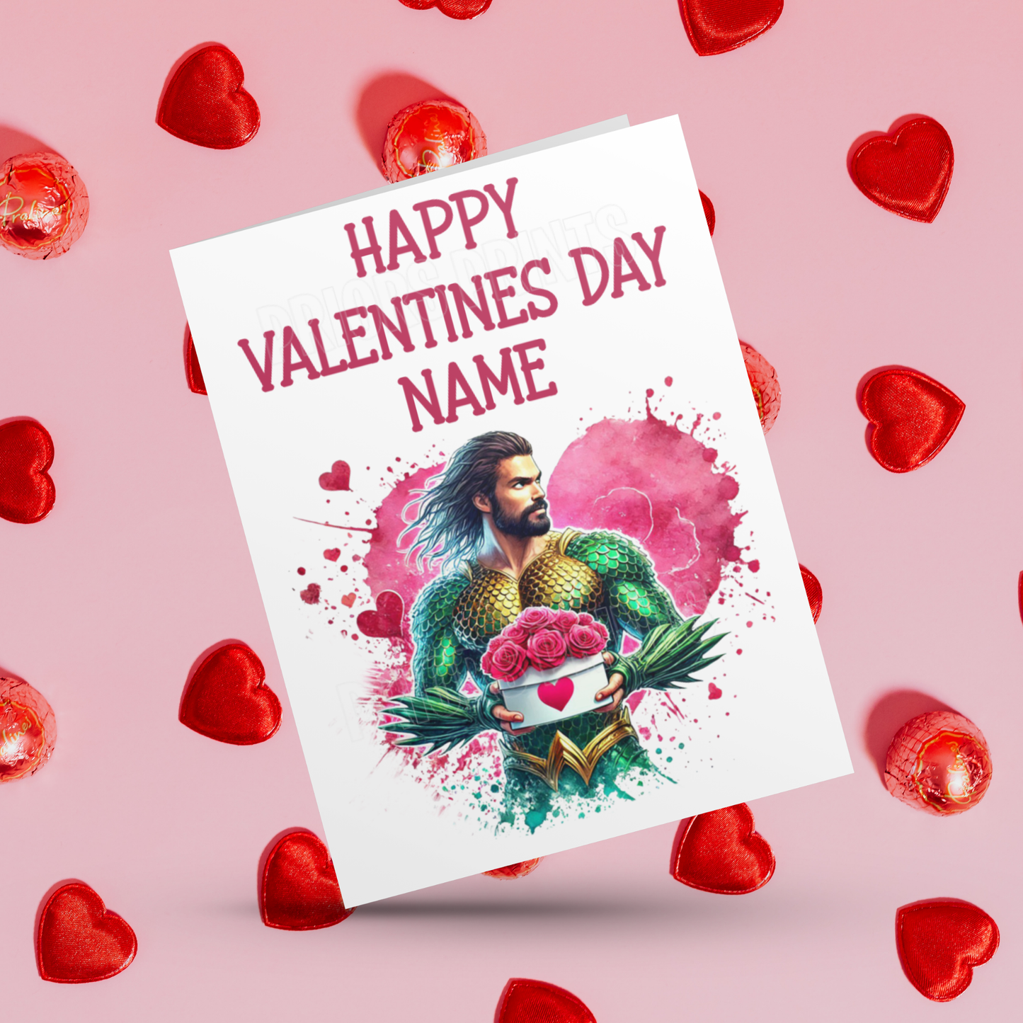 Personalised Superhero Valentines Day Card Batman I Black Panther I Superman I Captain America I Hulk I Iron Man I Spiderman I Wolverine
