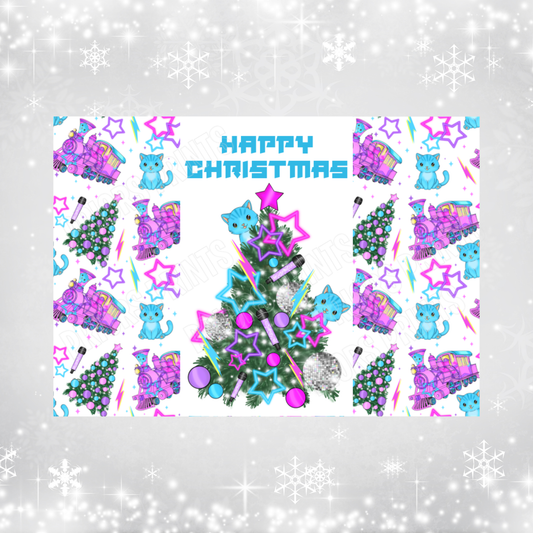 K-Pop Demon Hunters Christmas Tree Chocolate Bar Wrapper