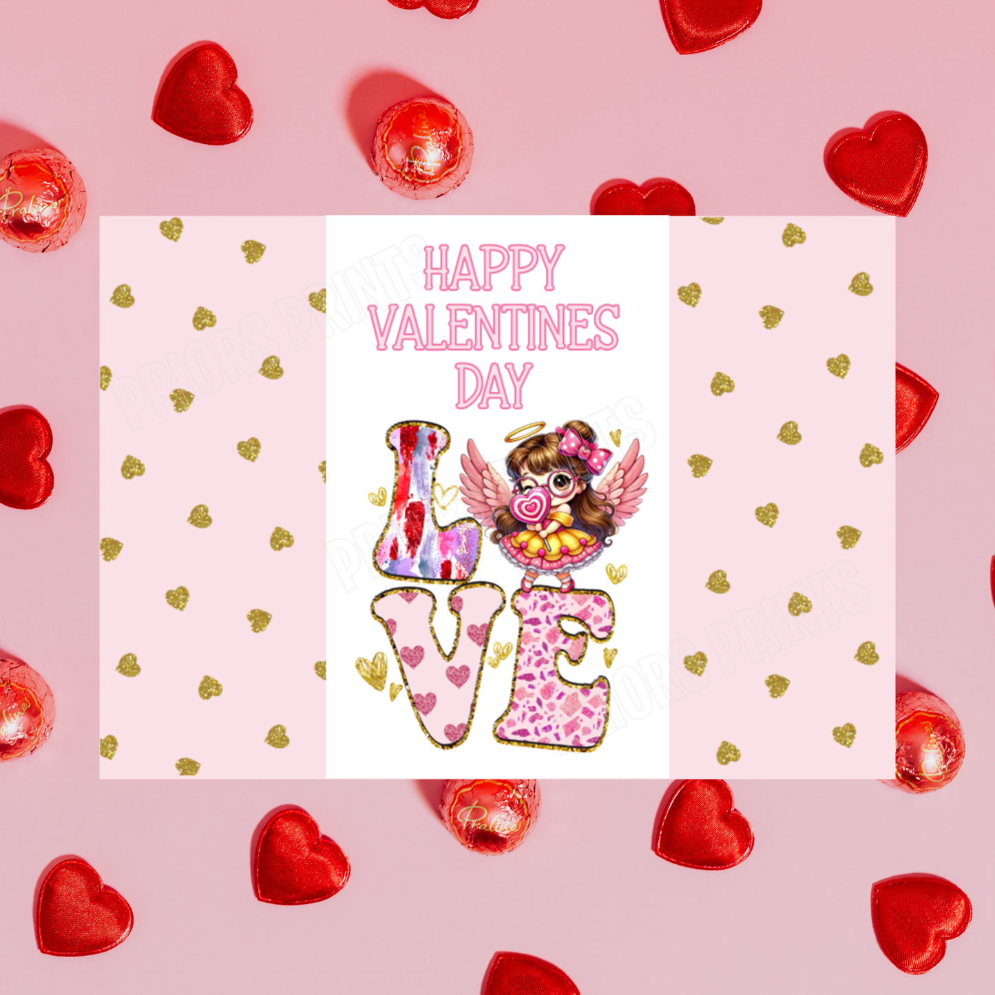 Love Valentines Day Chocolate Bar Wrappers I Princess I Ariel I Belle I Cinderella I Jasmine I Snow White I Sonic I Stitch I Pikachu I Pooh