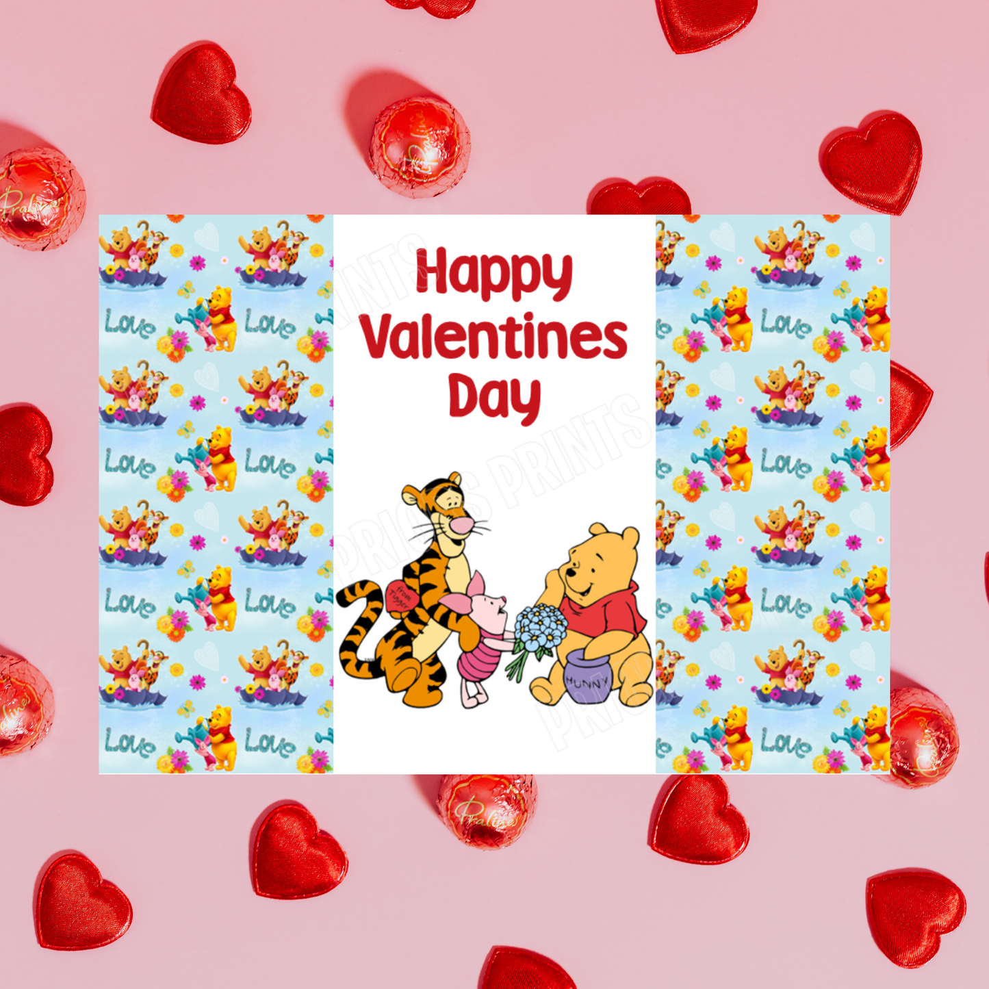 Winnie The Pooh Personalised Valentines Day Cards I Disney I Eeyore I Piglet I Tigger