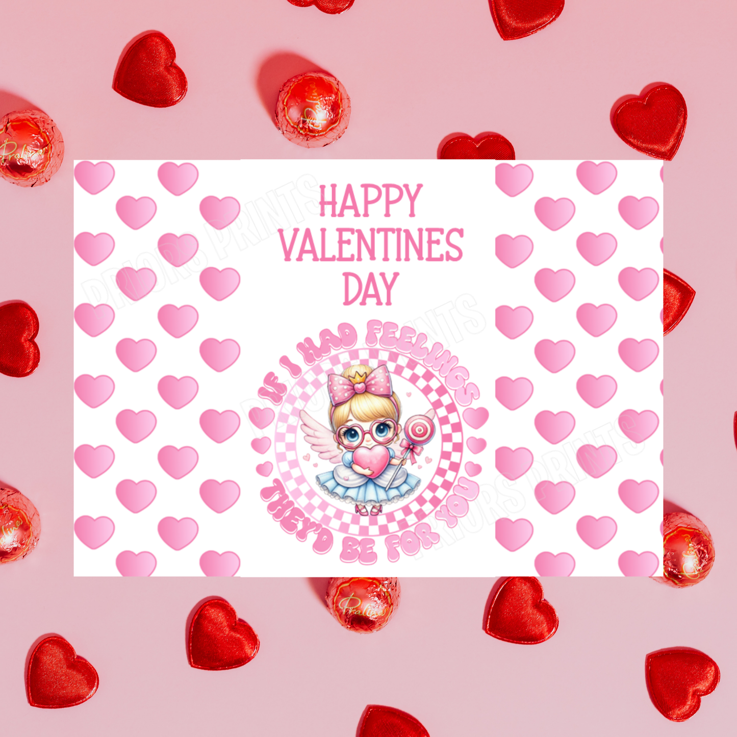 If I Had Feelings Cute Character Valentines Day Chocolate Bar Wrappers I Tinkerbell I Snow White I Belle I Cinderella I Sleeping Beauty