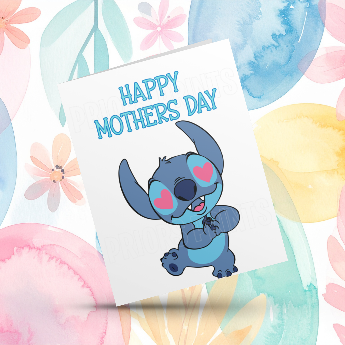 Stitch & Angel Happy Mothers Day Card