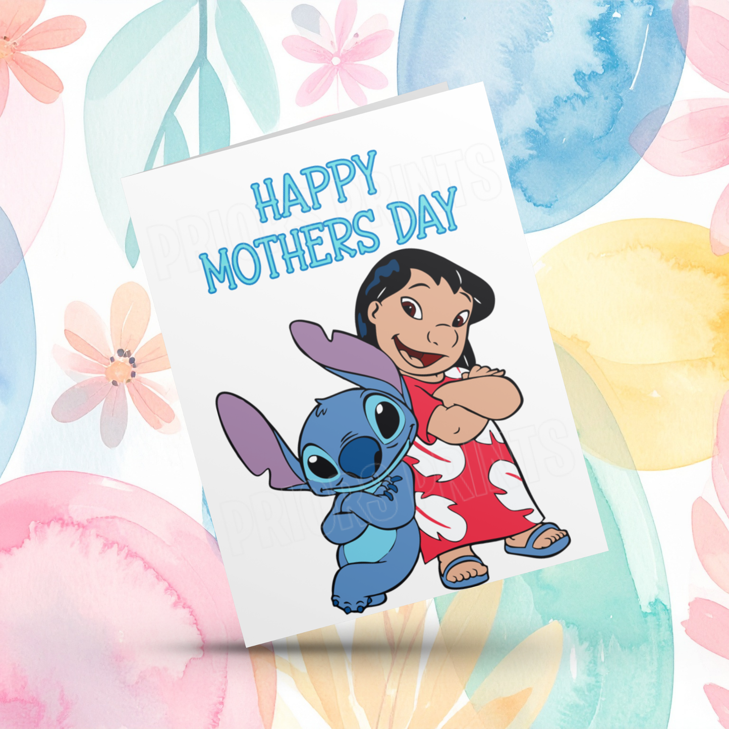 Stitch & Angel Happy Mothers Day Card