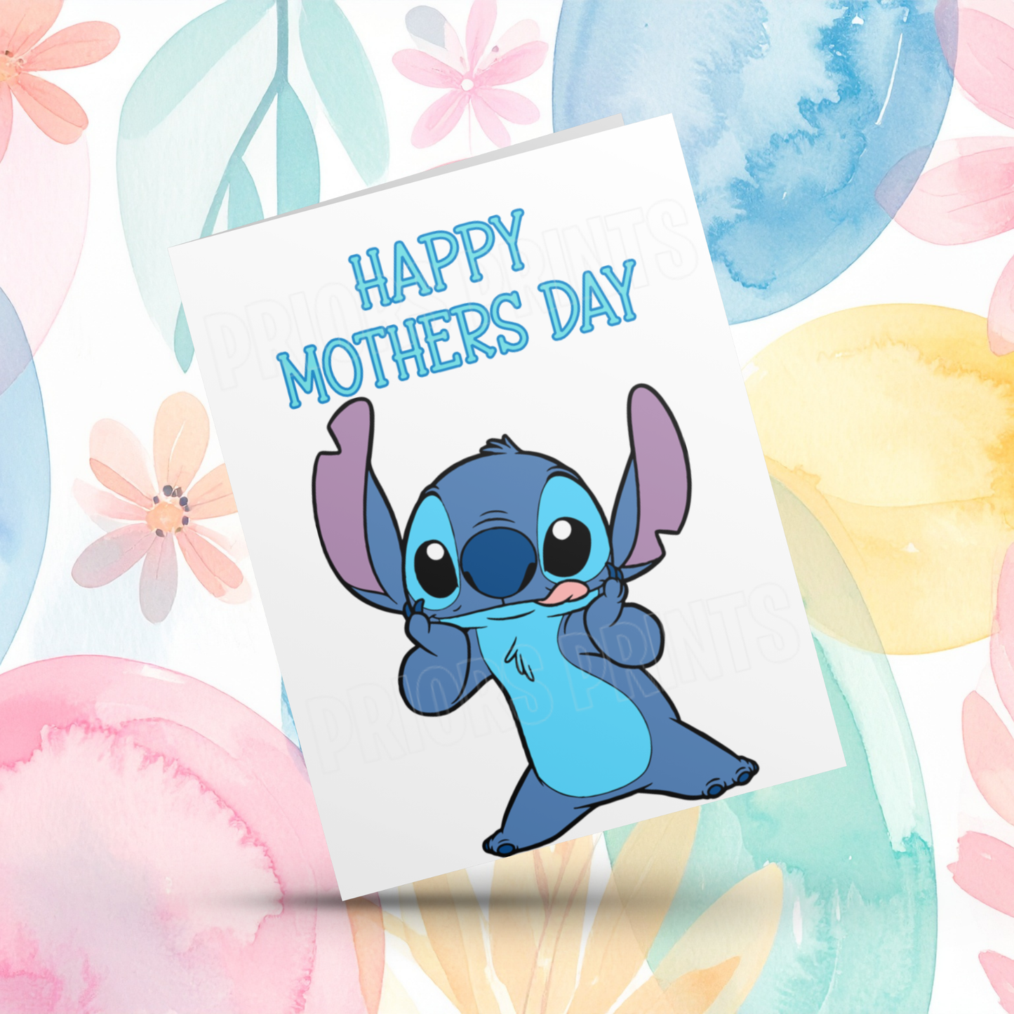 Stitch & Angel Happy Mothers Day Card