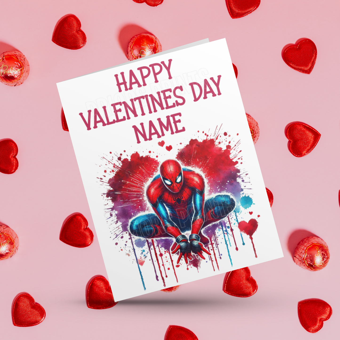 Personalised Superhero Valentines Day Card Batman I Black Panther I Superman I Captain America I Hulk I Iron Man I Spiderman I Wolverine