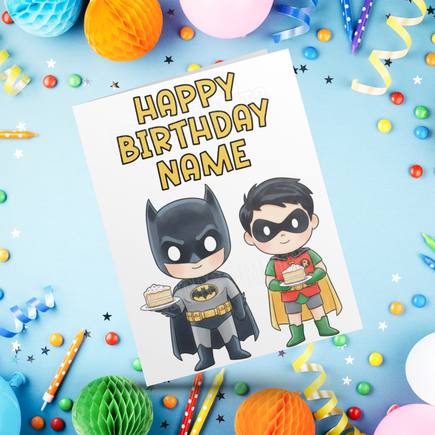 Mixed Superhero Personalised Birthday Card I Marvel (Copy)