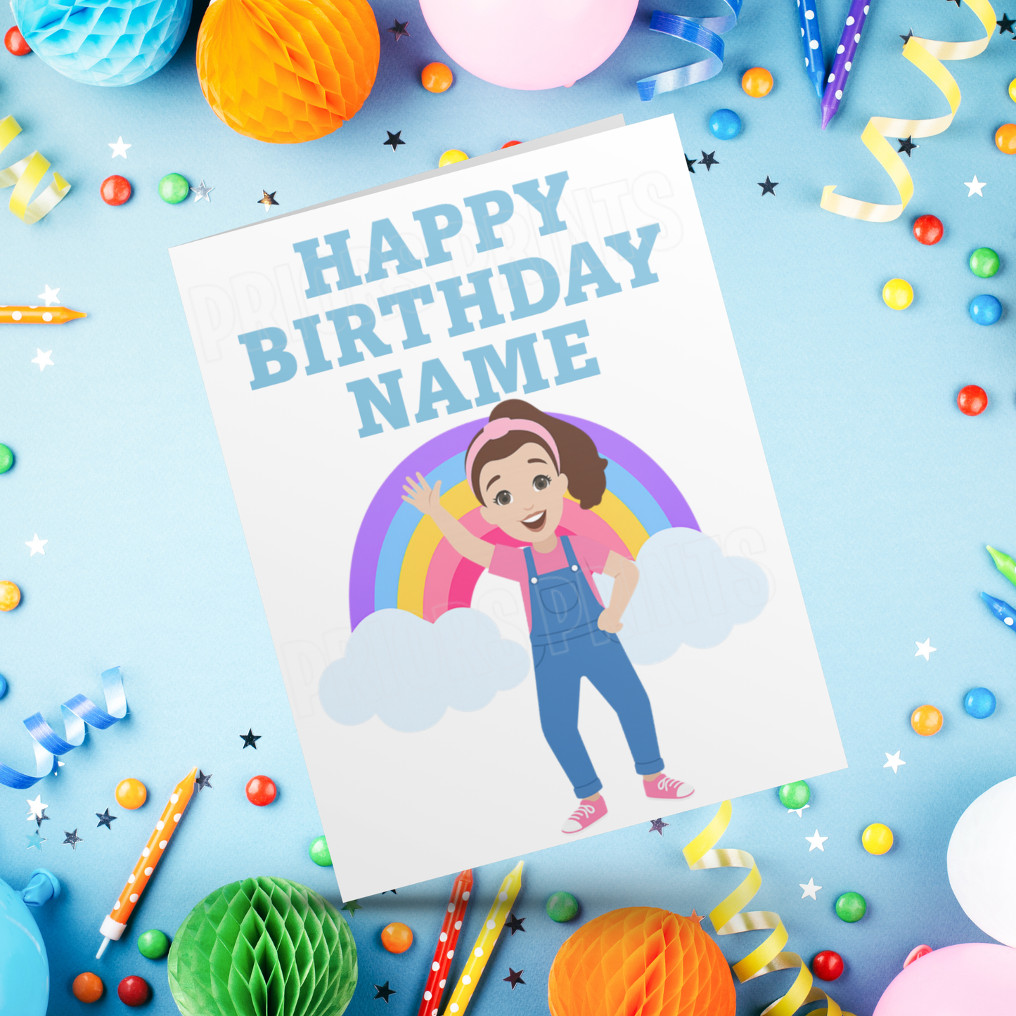 Ms Rachel Personalised Birthday Card I Miss Rachel I Mrs Rachel