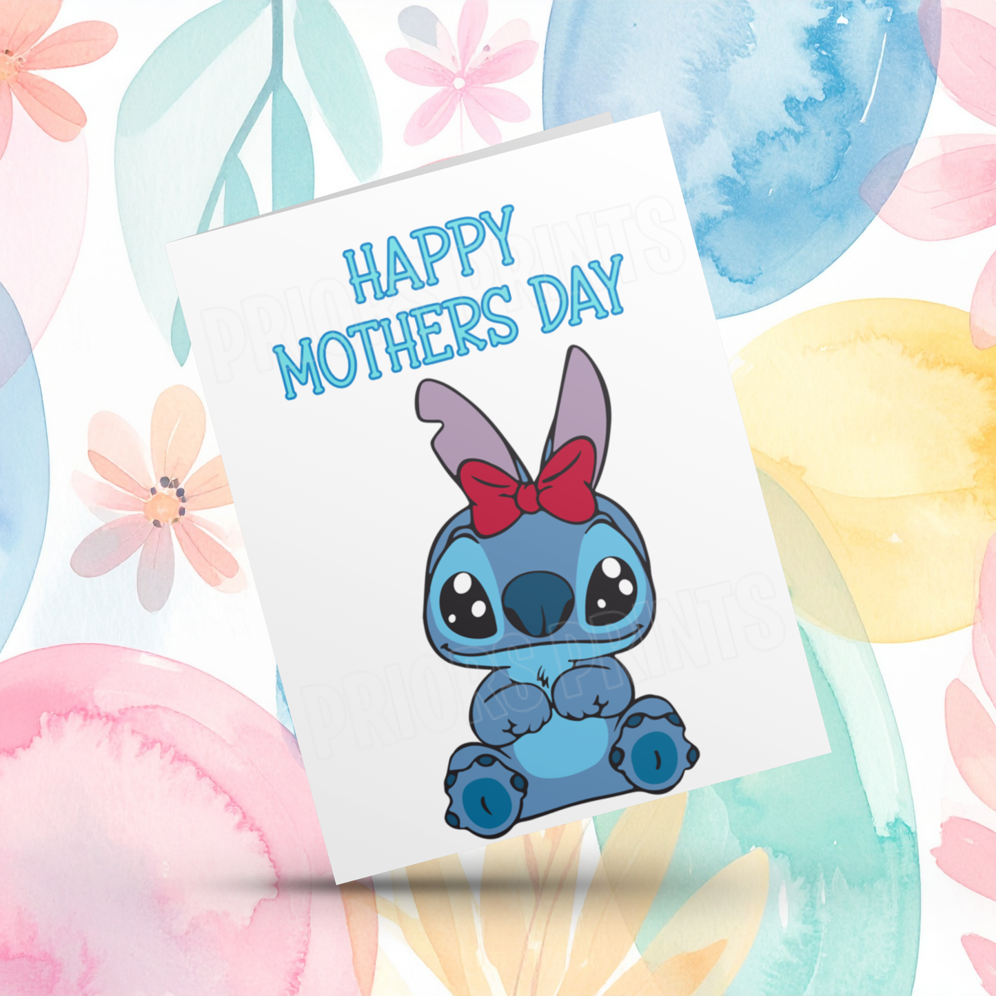 Stitch & Angel Happy Mothers Day Card