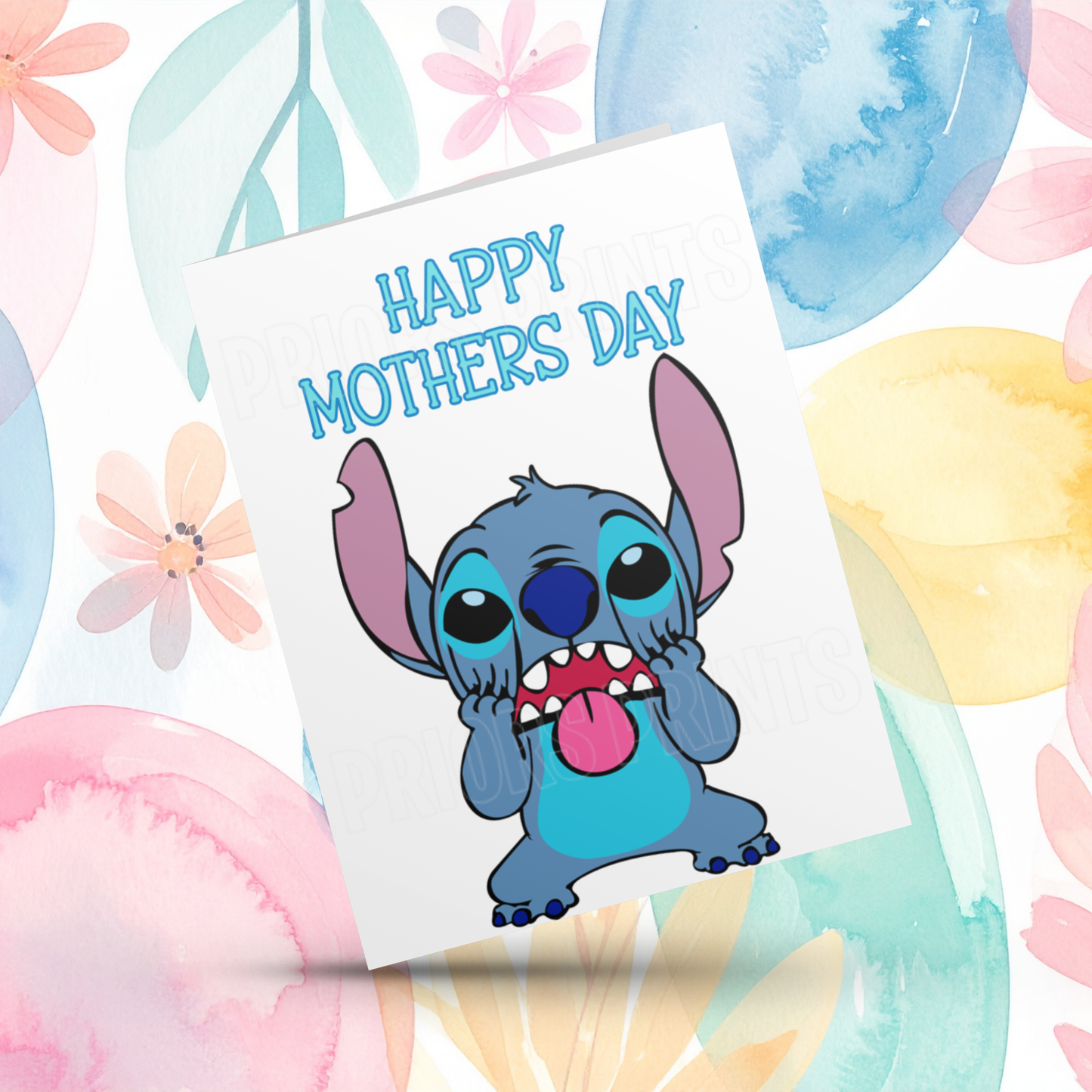 Stitch & Angel Happy Mothers Day Card
