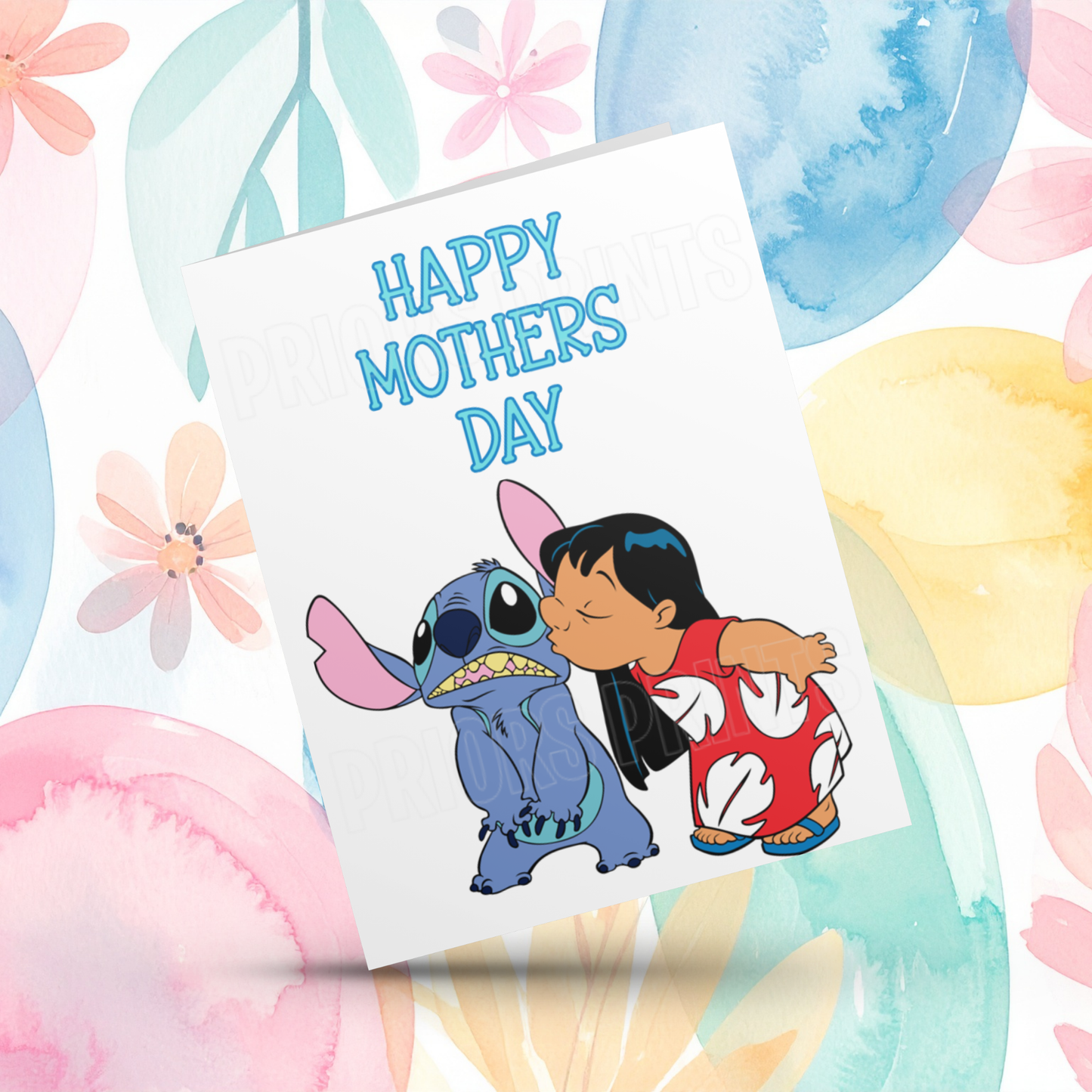 Stitch & Angel Happy Mothers Day Card