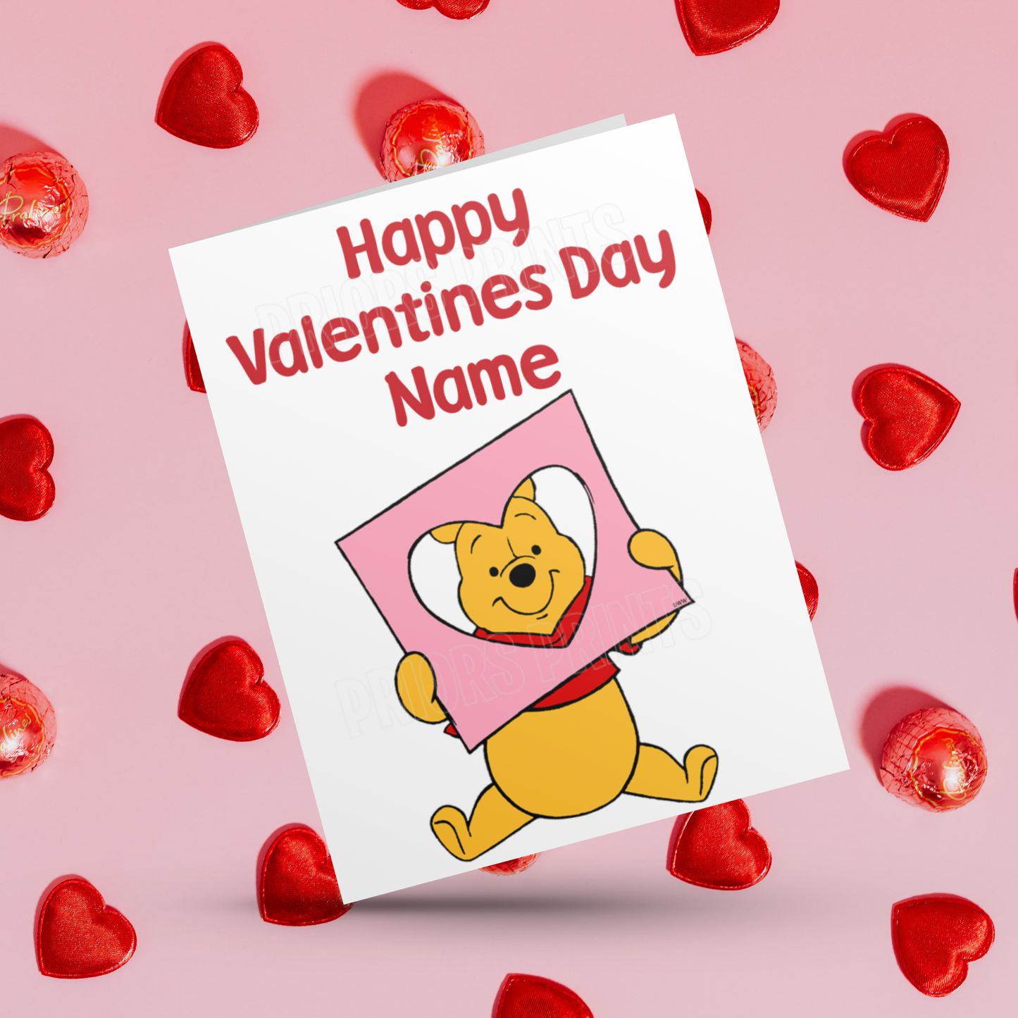 Winnie The Pooh Personalised Valentines Day Cards I Disney I Eeyore I Piglet I Tigger