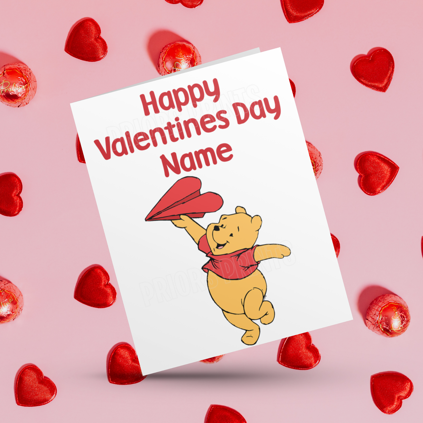 Winnie The Pooh Personalised Valentines Day Cards I Disney I Eeyore I Piglet I Tigger