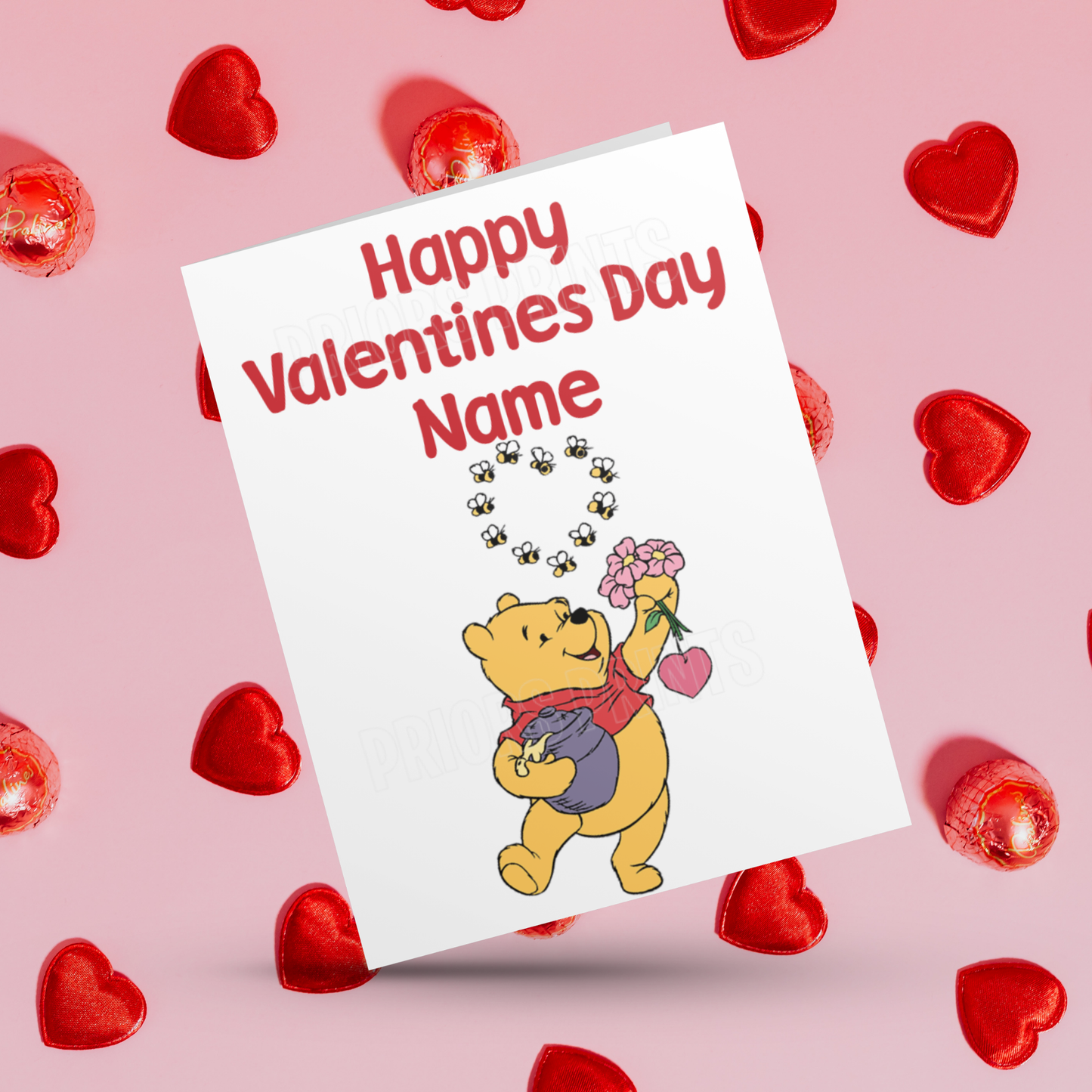 Winnie The Pooh Personalised Valentines Day Cards I Disney I Eeyore I Piglet I Tigger