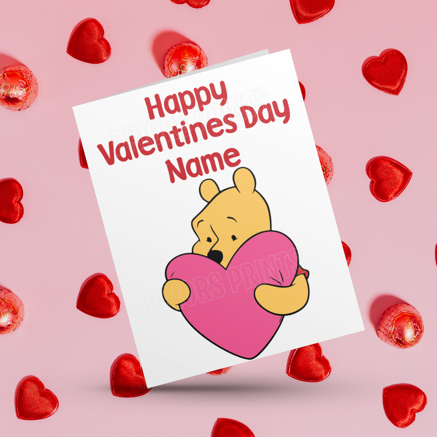 Winnie The Pooh Personalised Valentines Day Cards I Disney I Eeyore I Piglet I Tigger