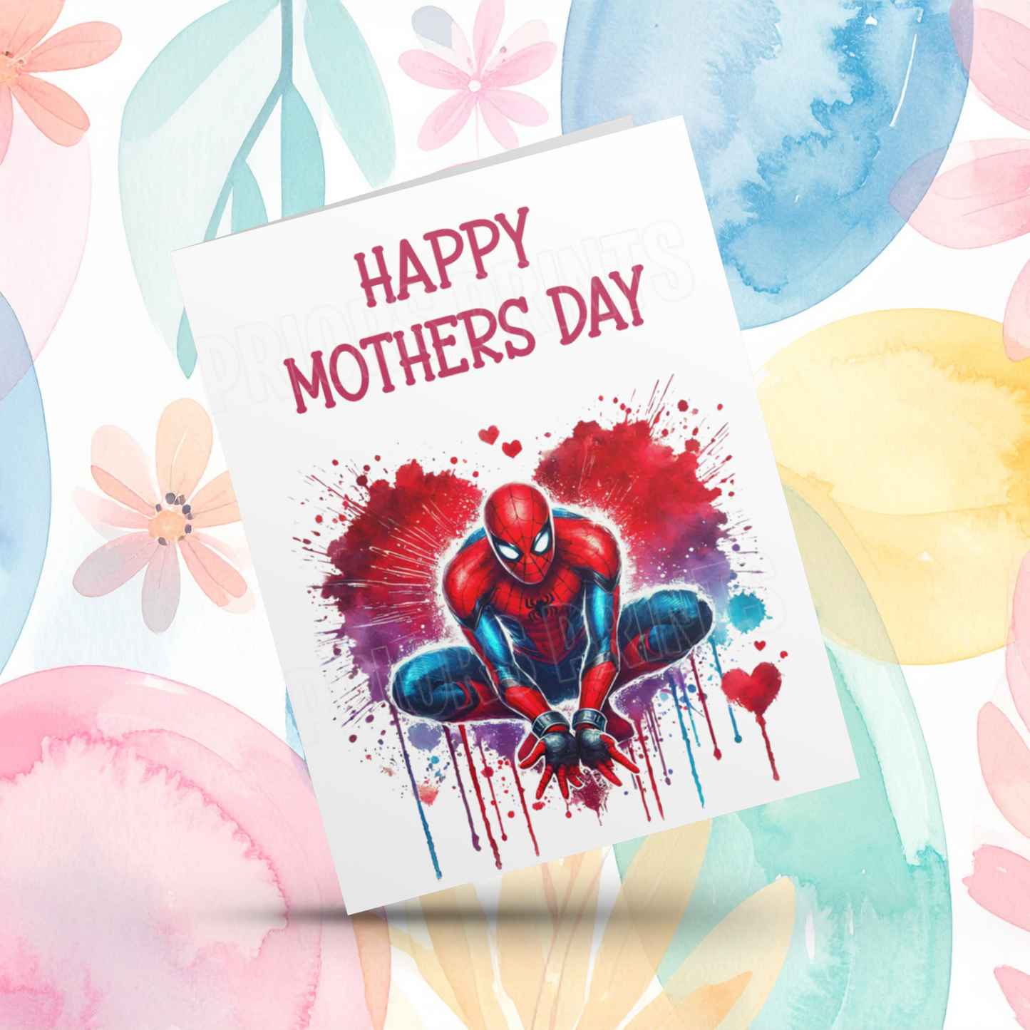 Superhero Happy Mothers Day Card