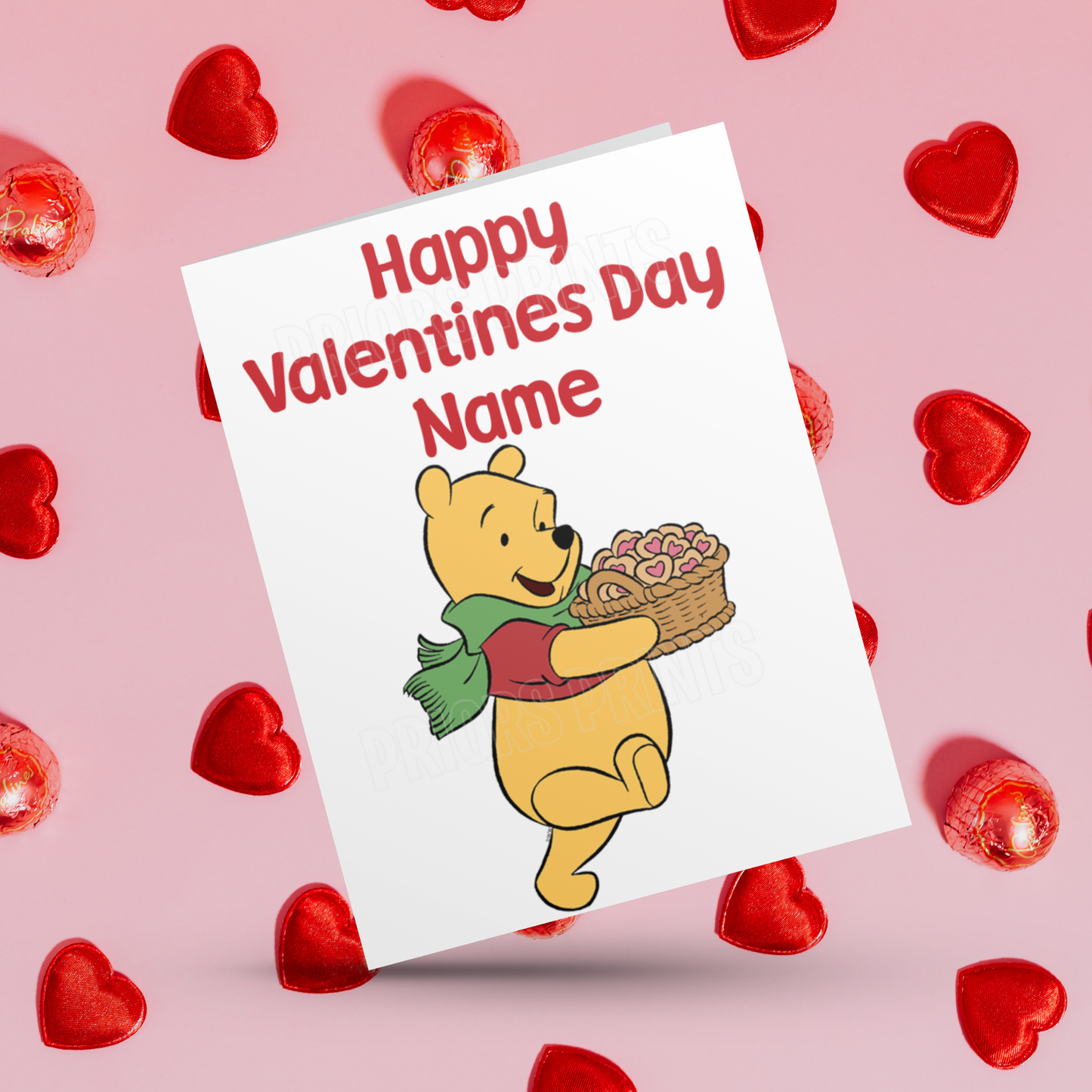 Winnie The Pooh Personalised Valentines Day Cards I Disney I Eeyore I Piglet I Tigger