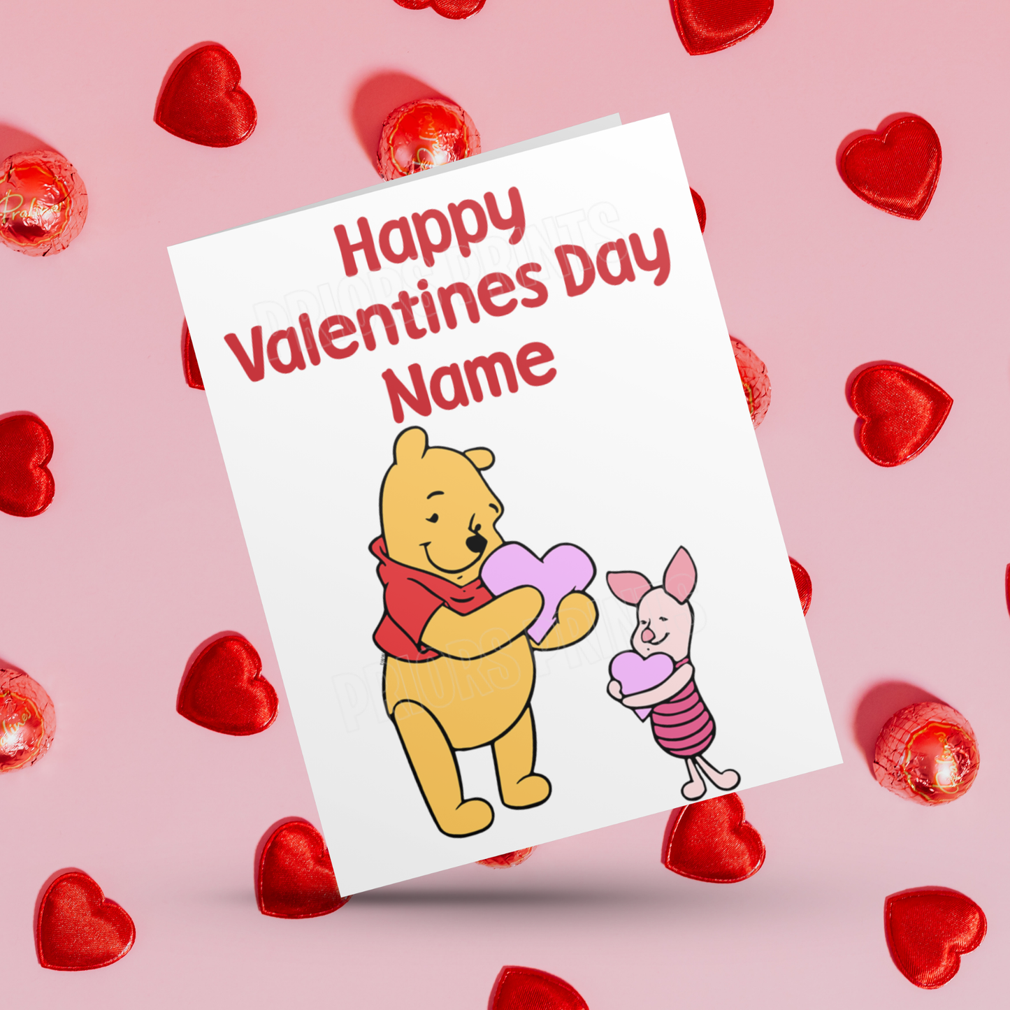 Winnie The Pooh Personalised Valentines Day Cards I Disney I Eeyore I Piglet I Tigger