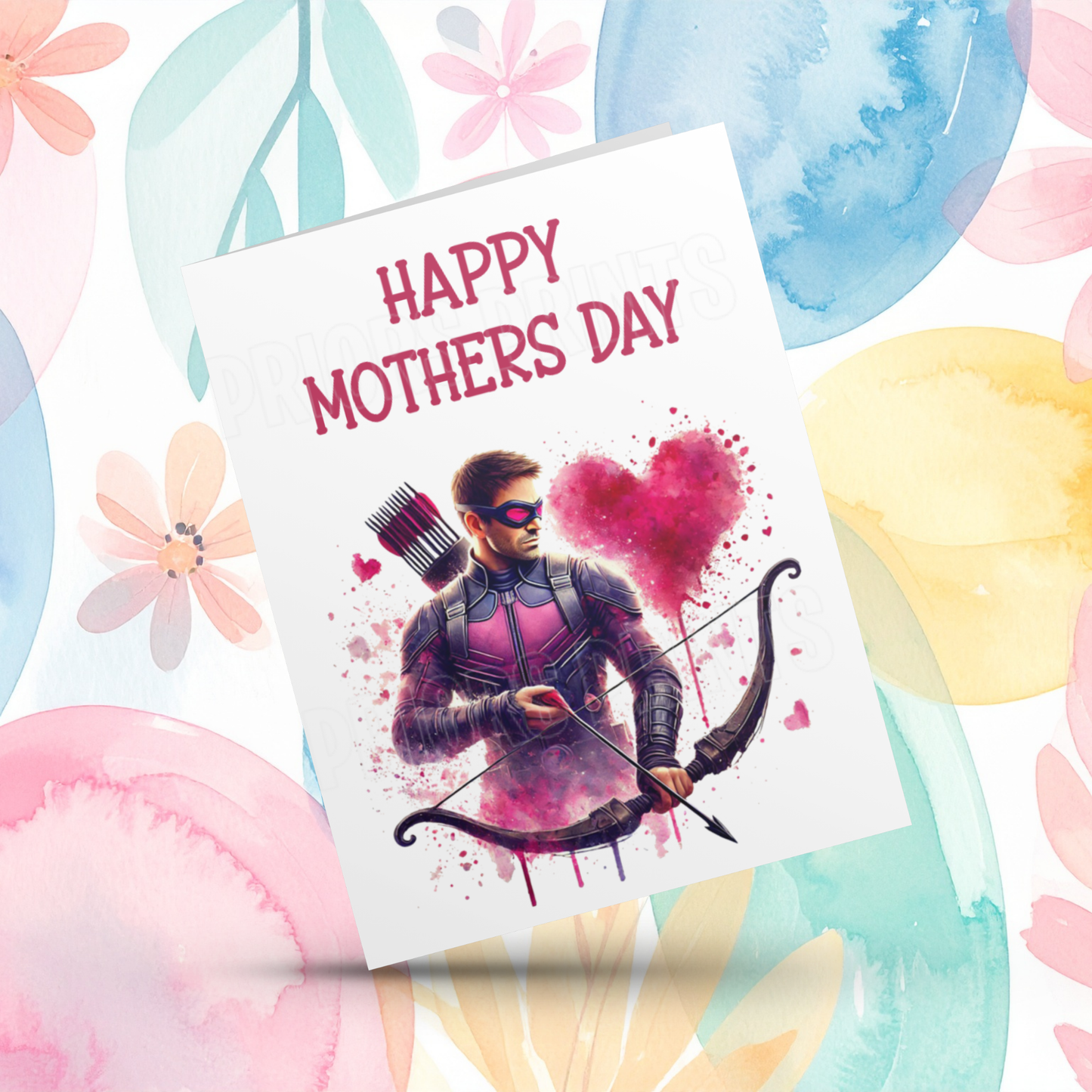 Superhero Happy Mothers Day Card