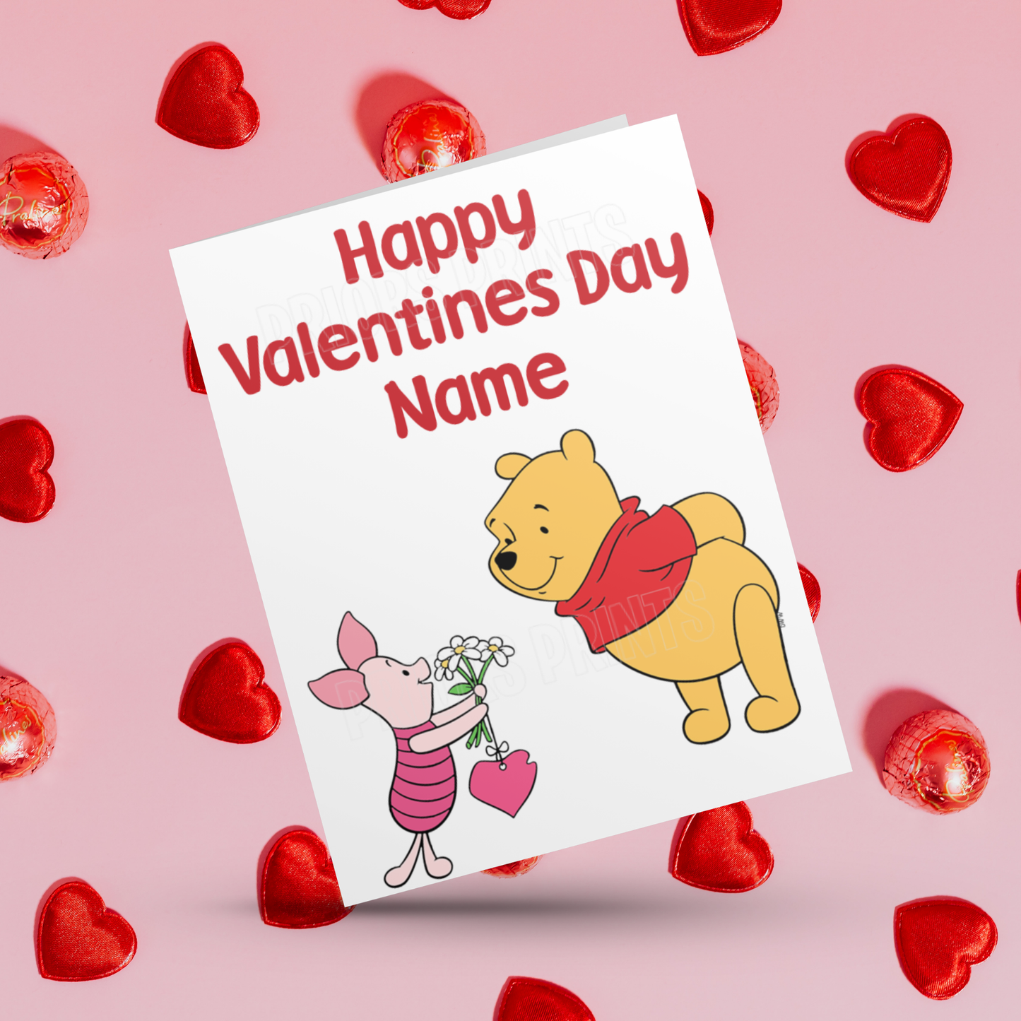 Winnie The Pooh Personalised Valentines Day Cards I Disney I Eeyore I Piglet I Tigger