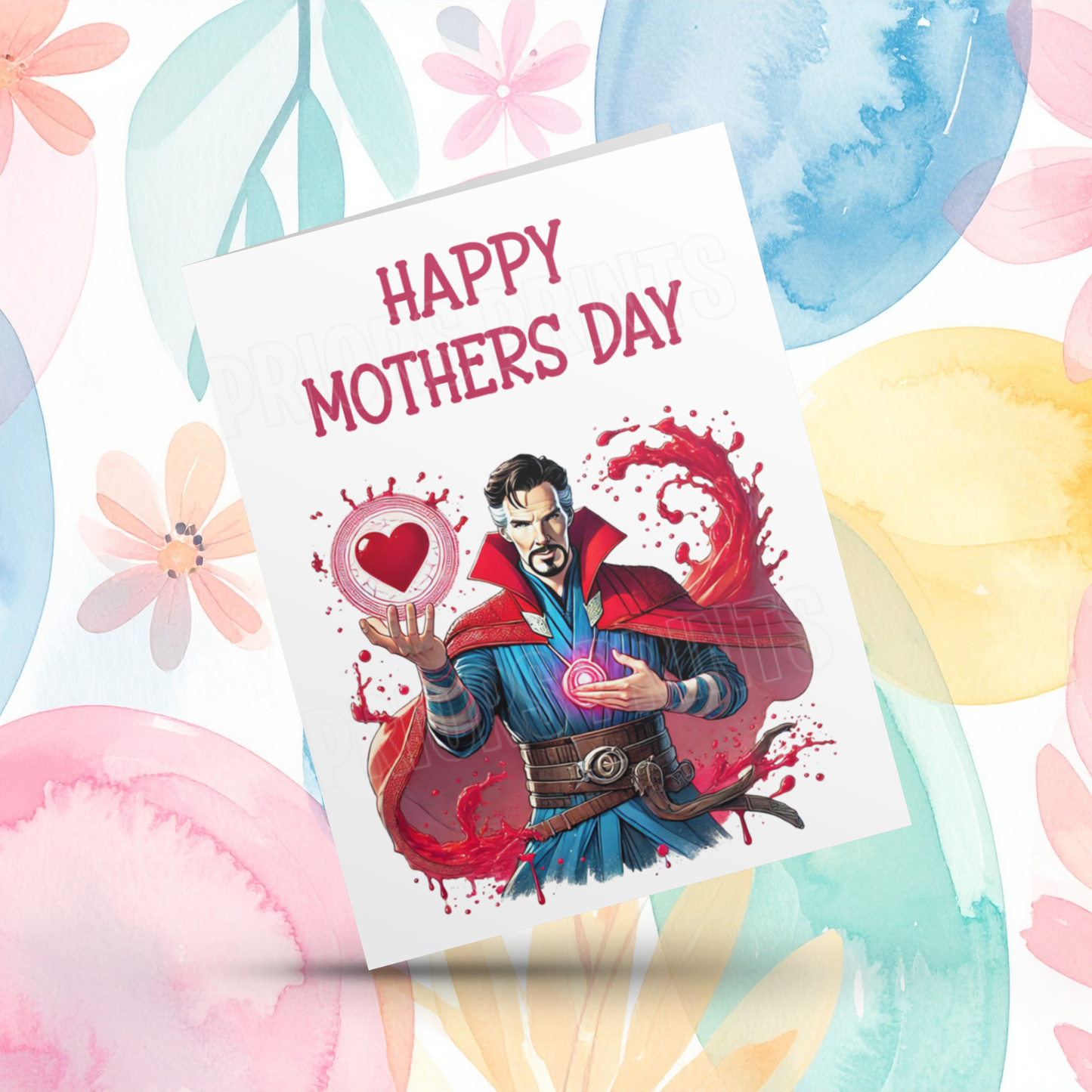 Superhero Happy Mothers Day Card