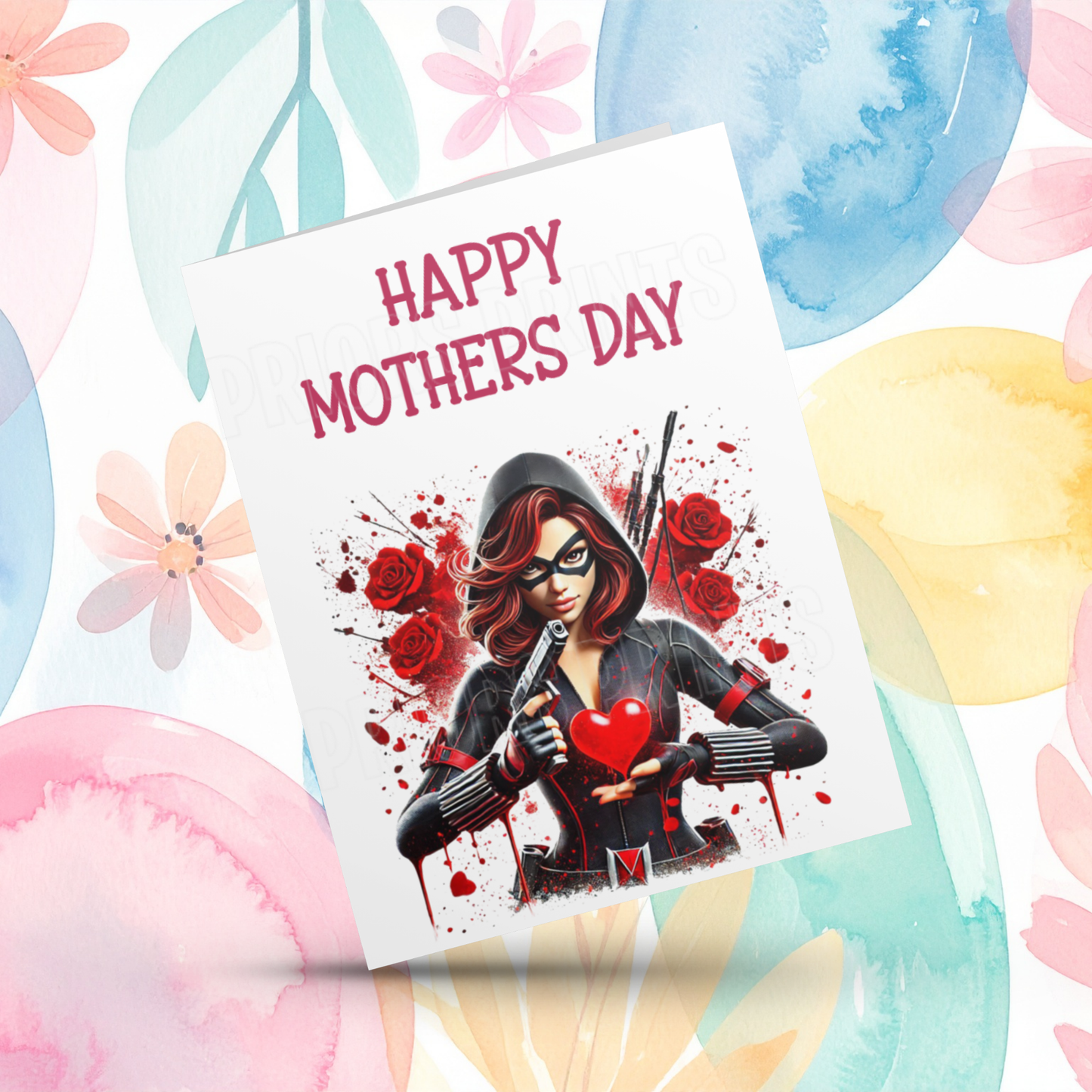 Superhero Happy Mothers Day Card