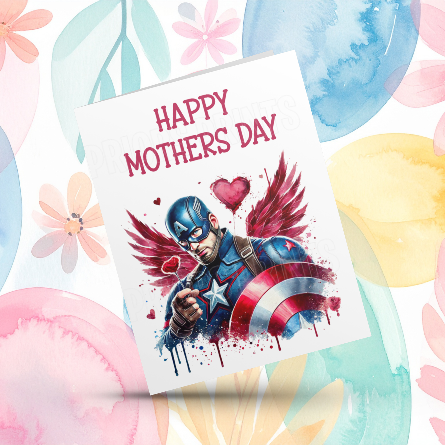 Superhero Happy Mothers Day Card