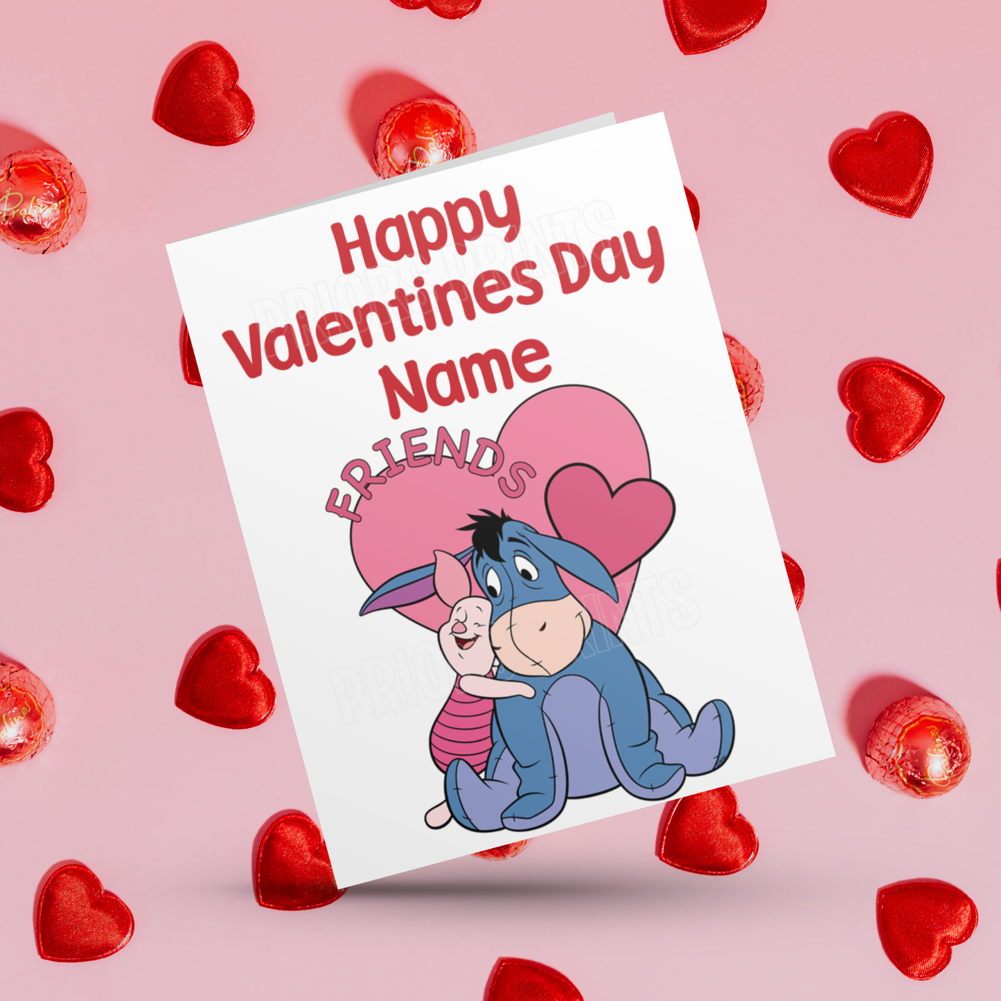 Winnie The Pooh Personalised Valentines Day Cards I Disney I Eeyore I Piglet I Tigger